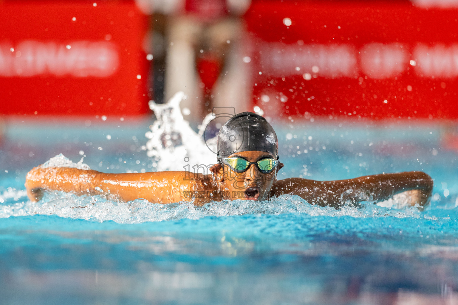 Day 1 of 20th Inter-school Swimming Competition 2024 held in Hulhumale', Maldives on Saturday, 12th October 2024. Photos: Ismail Thoriq / images.mv