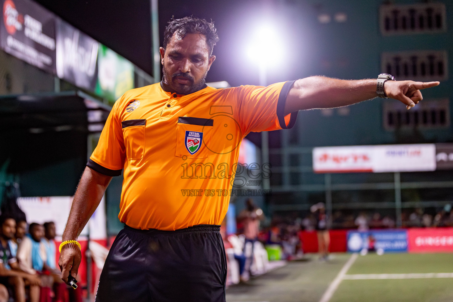 CLUB 220 vs HPSN in the Quarter Finals of Club Maldives Classic 2024 held in Rehendi Futsal Ground, Hulhumale', Maldives on Tuesday, 17th September 2024. 
Photos: Hassan Simah / images.mv