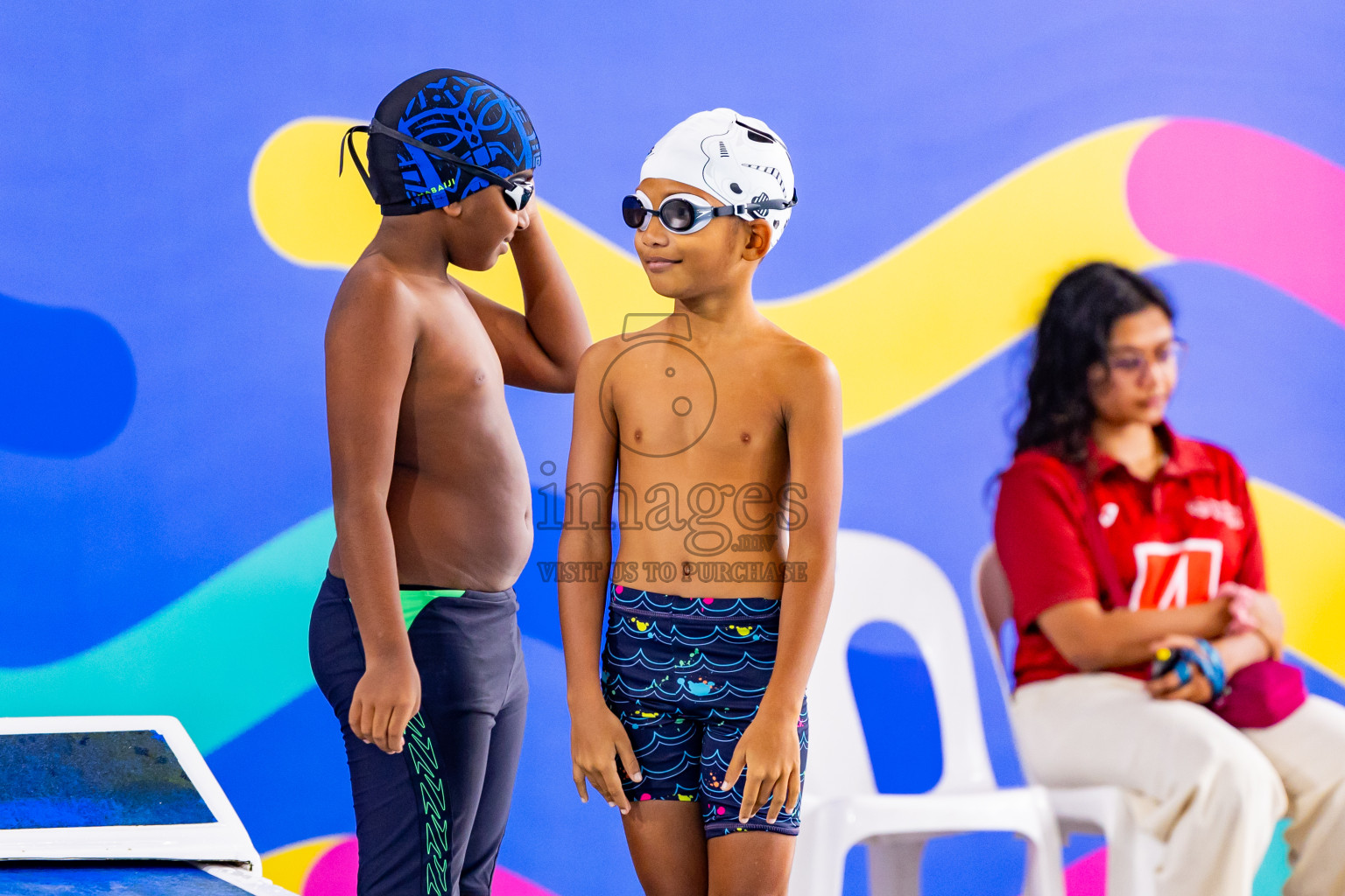 Day 3 of BML 5th National Swimming Kids Festival 2024 held in Hulhumale', Maldives on Wednesday, 20th November 2024. Photos: Nausham Waheed / images.mv