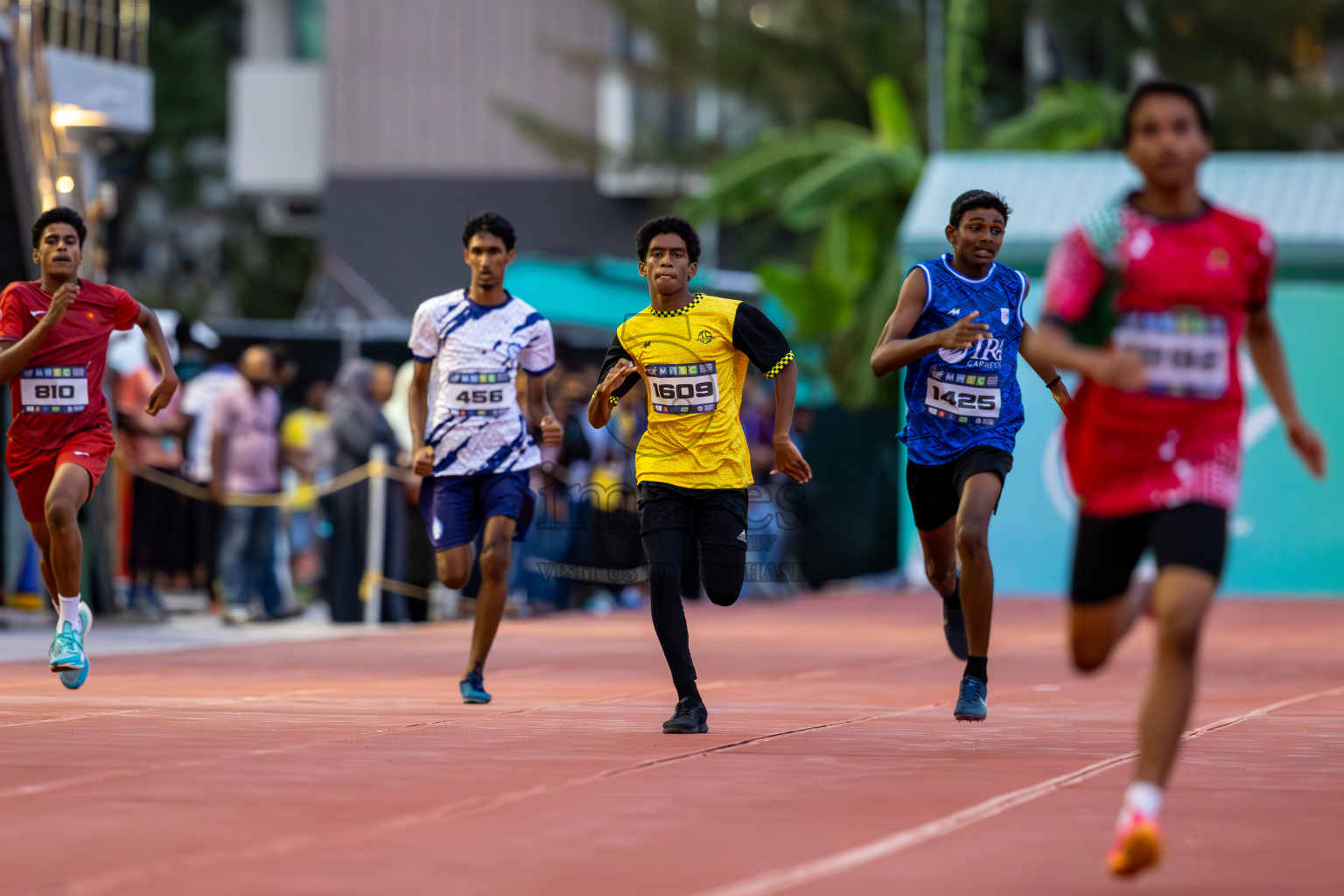 Day 2 of MWSC Interschool Athletics Championships 2024 held in Hulhumale Running Track, Hulhumale, Maldives on Sunday, 10th November 2024. Photos by: Ismail Thoriq / Images.mv