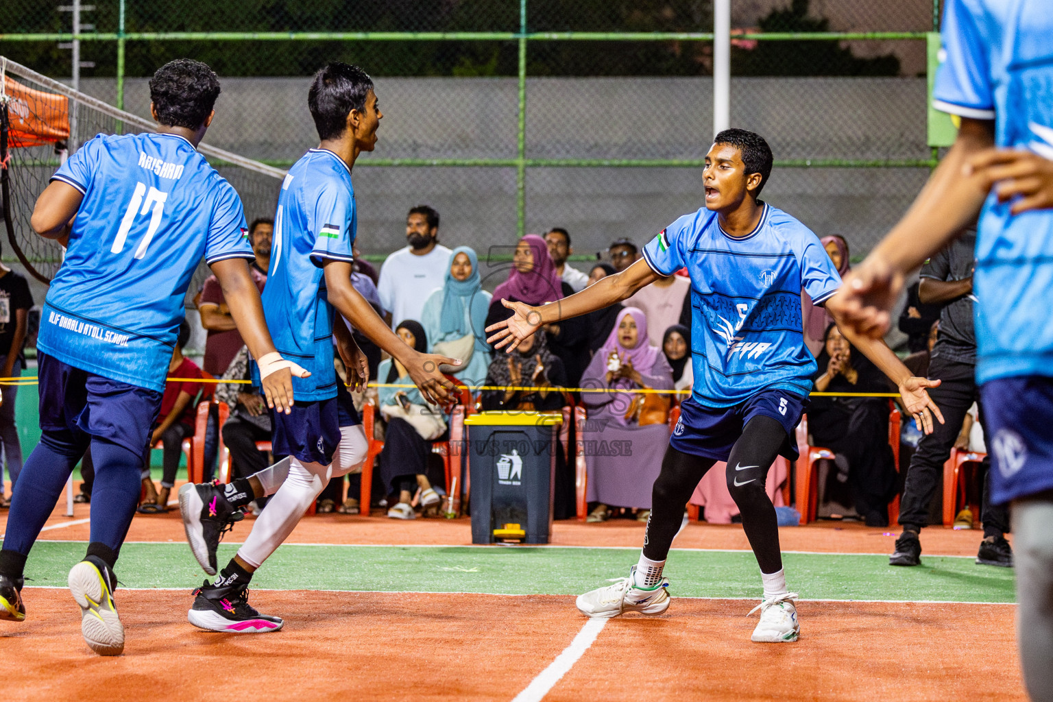 Day 11 of Interschool Volleyball Tournament 2024 was held in Ekuveni Volleyball Court at Male', Maldives on Monday, 2nd December 2024. Photos: Nausham Waheed / images.mv