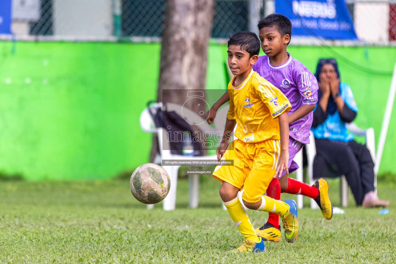 Day 2 of Nestle kids football fiesta, held in Henveyru Football Stadium, Male', Maldives on Thursday, 12th October 2023 Photos: Ismail Thoriq / Images.mv