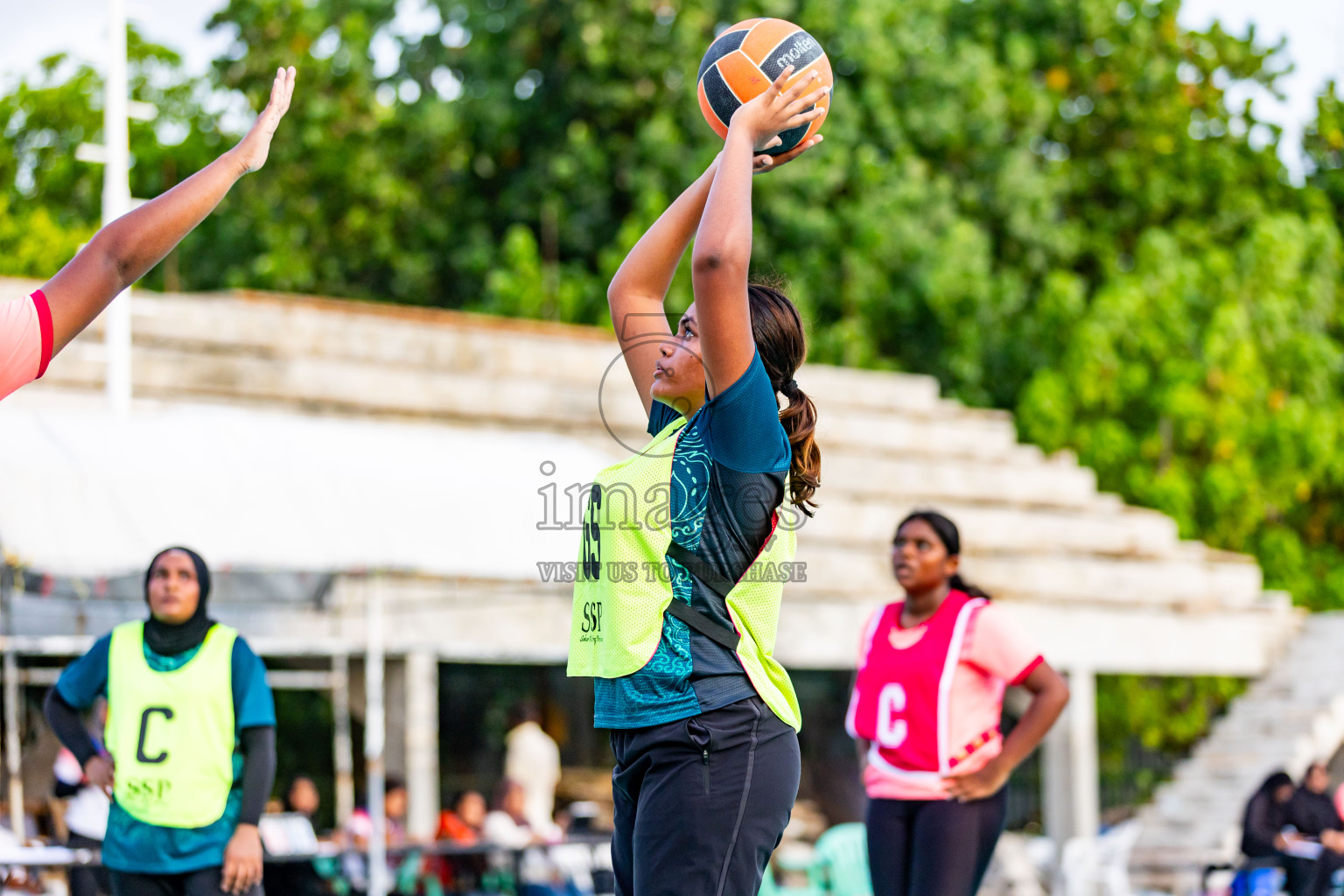 Day 4 of 23rd Netball Association Championship was held in Ekuveni Netball Court at Male', Maldives on Wednesday, 1st May 2024. Photos: Nausham Waheed / images.mv