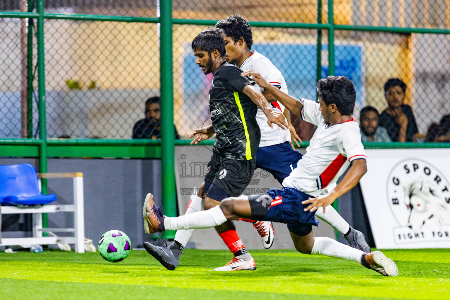 Biss Buru SC vs Club SDZ in Day 4 of BG Futsal Challenge 2024 was held on Friday, 15th March 2024, in Male', Maldives Photos: Nausham Waheed / images.mv