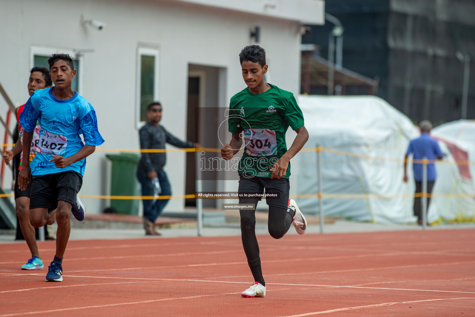 Day two of Inter School Athletics Championship 2023 was held at Hulhumale' Running Track at Hulhumale', Maldives on Sunday, 15th May 2023. Photos: Nausham Waheed / images.mv