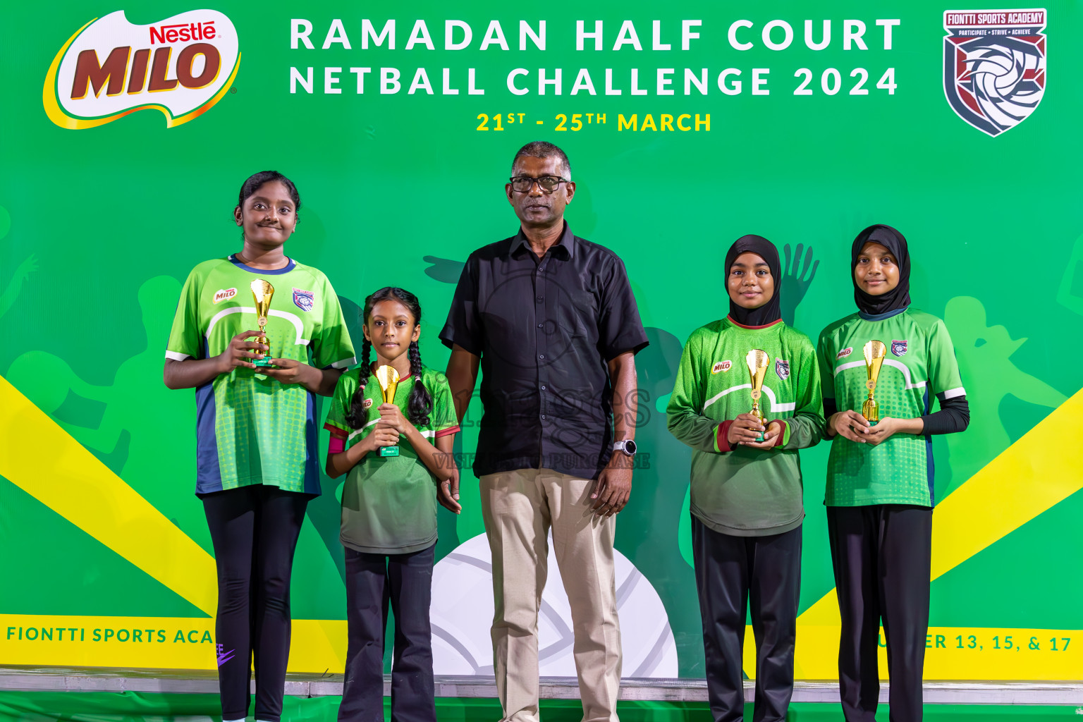 Finals of Milo Ramadan Half Court Netball Challenge on 24th March 2024, held in Central Park, Hulhumale, Male', Maldives
Photos: Ismail Thoriq / imagesmv