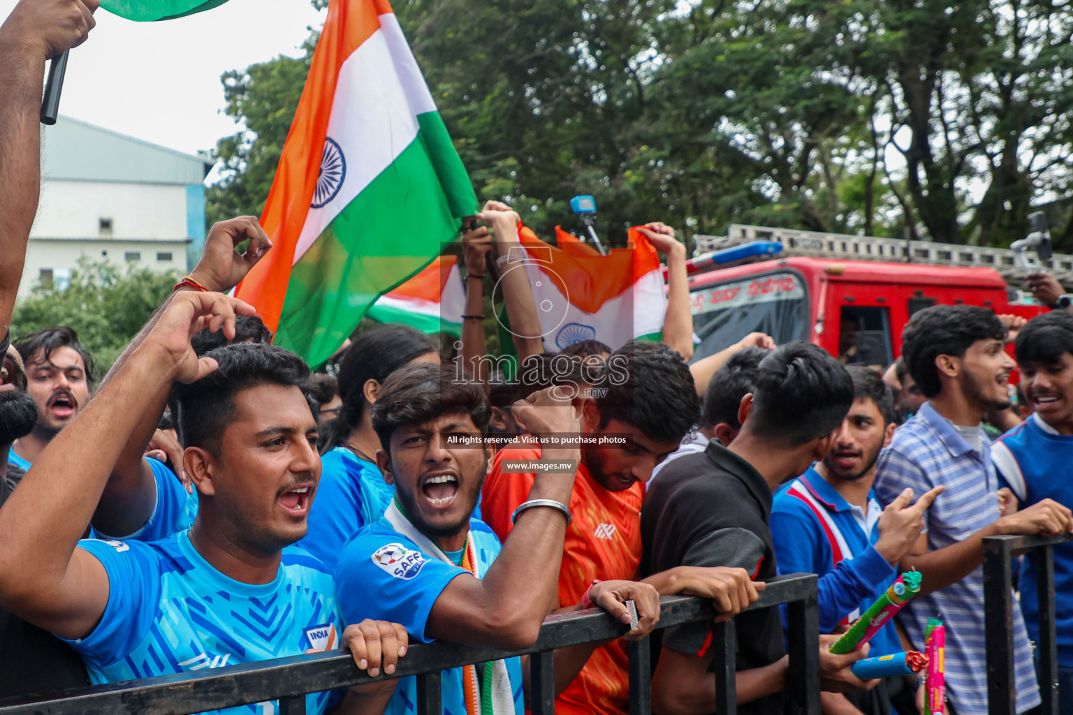 Kuwait vs India in the Final of SAFF Championship 2023 held in Sree Kanteerava Stadium, Bengaluru, India, on Tuesday, 4th July 2023. Photos: Nausham Waheed / images.mv