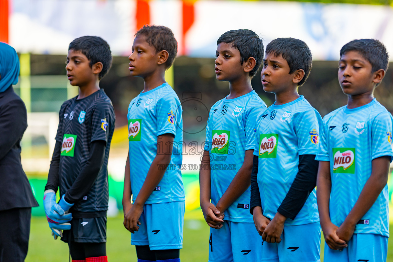 Day 2 of MILO Kids Football Fiesta was held at National Stadium in Male', Maldives on Saturday, 24th February 2024.