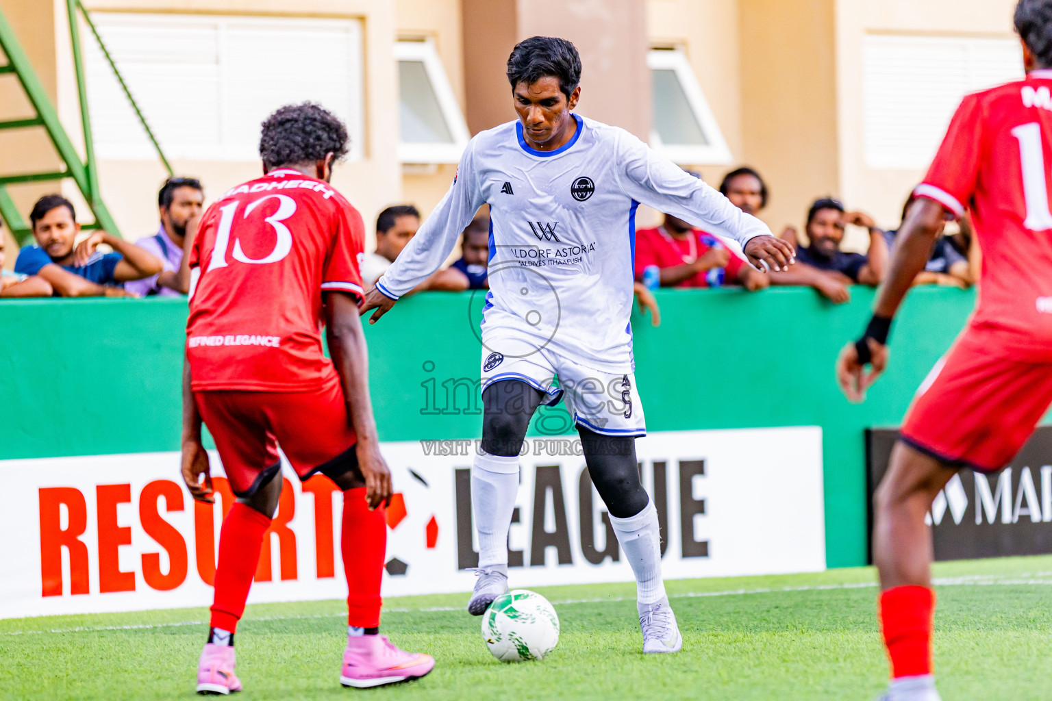 Waldorf Astoria vs Ozen Maadhoo in Resort League 2025 (South Male Zone) day 5 was held on Thursday, 2nd October 2025 in Crossroads's Maldives, Photos: Areef Adam / images.mv