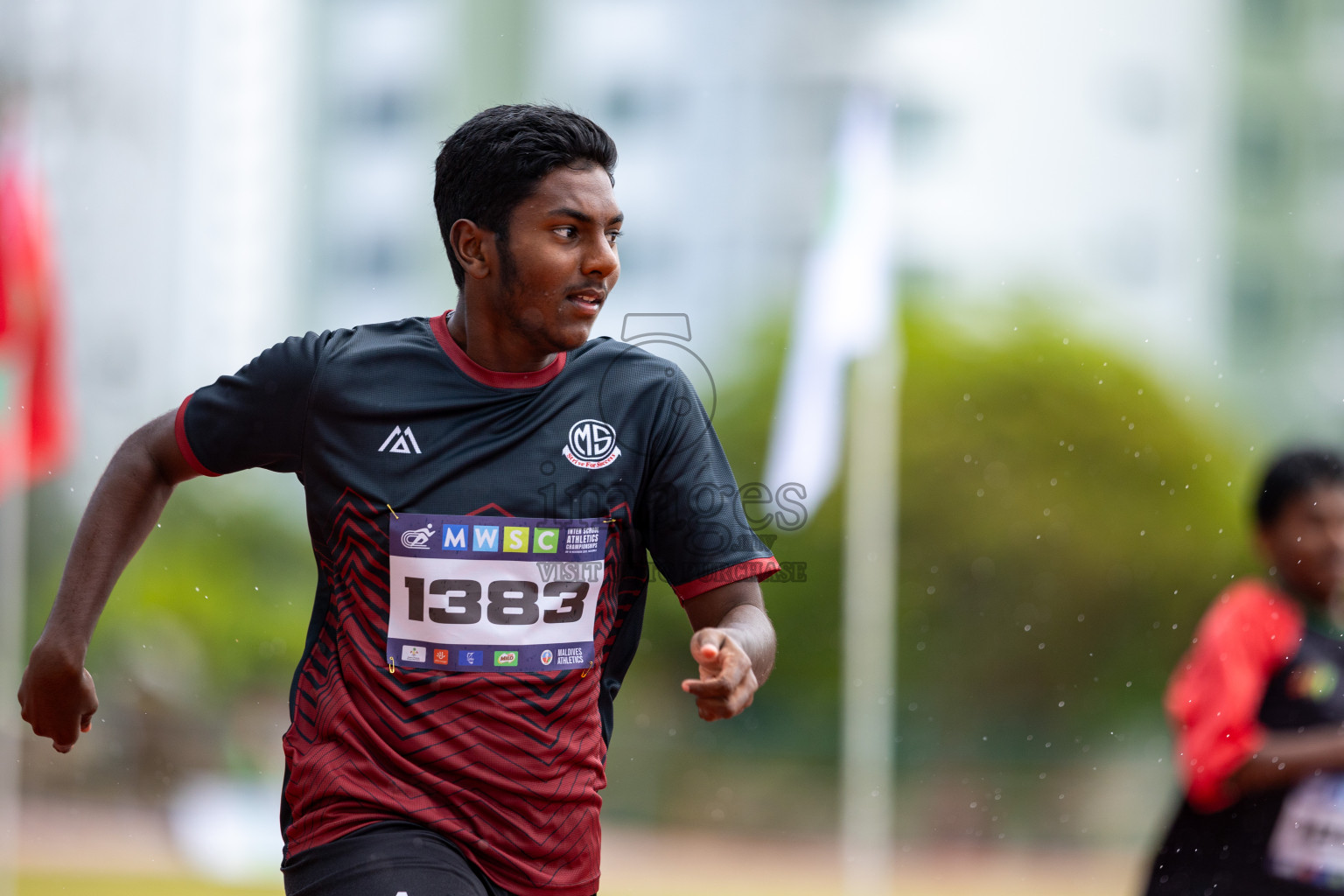 Day 1 of MWSC Interschool Athletics Championships 2024 held in Hulhumale Running Track, Hulhumale, Maldives on Saturday, 9th November 2024. 
Photos by: Ismail Thoriq / images.mv