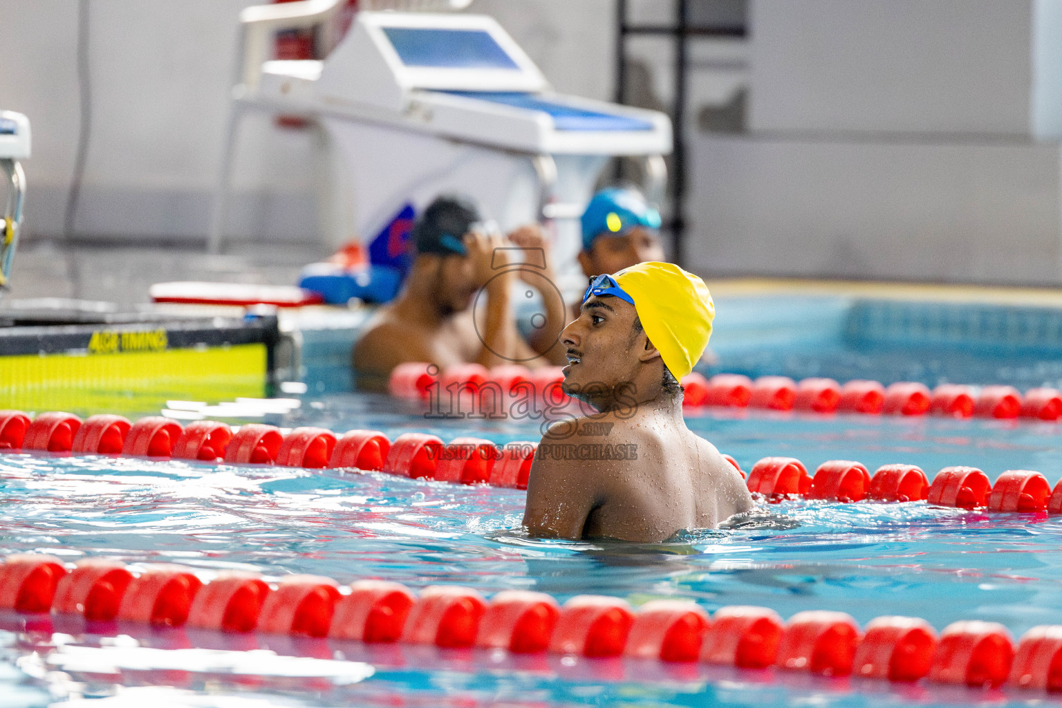 Day 4 of National Swimming Championship 2024 held in Hulhumale', Maldives on Monday, 16th December 2024. 
Photos: Hassan Simah / images.mv