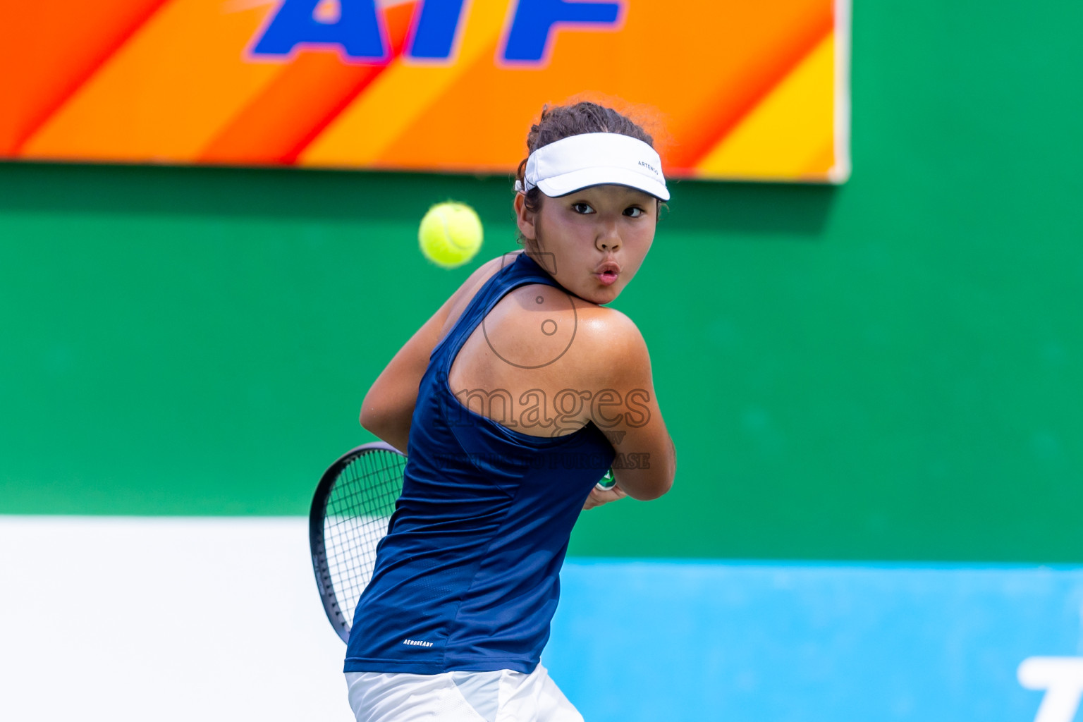 Day 9 of ATF Maldives Junior Open Tennis was held in Male' Tennis Court, Male', Maldives on Friday, 20th December 2024. Photos: Nausham Waheed/ images.mv