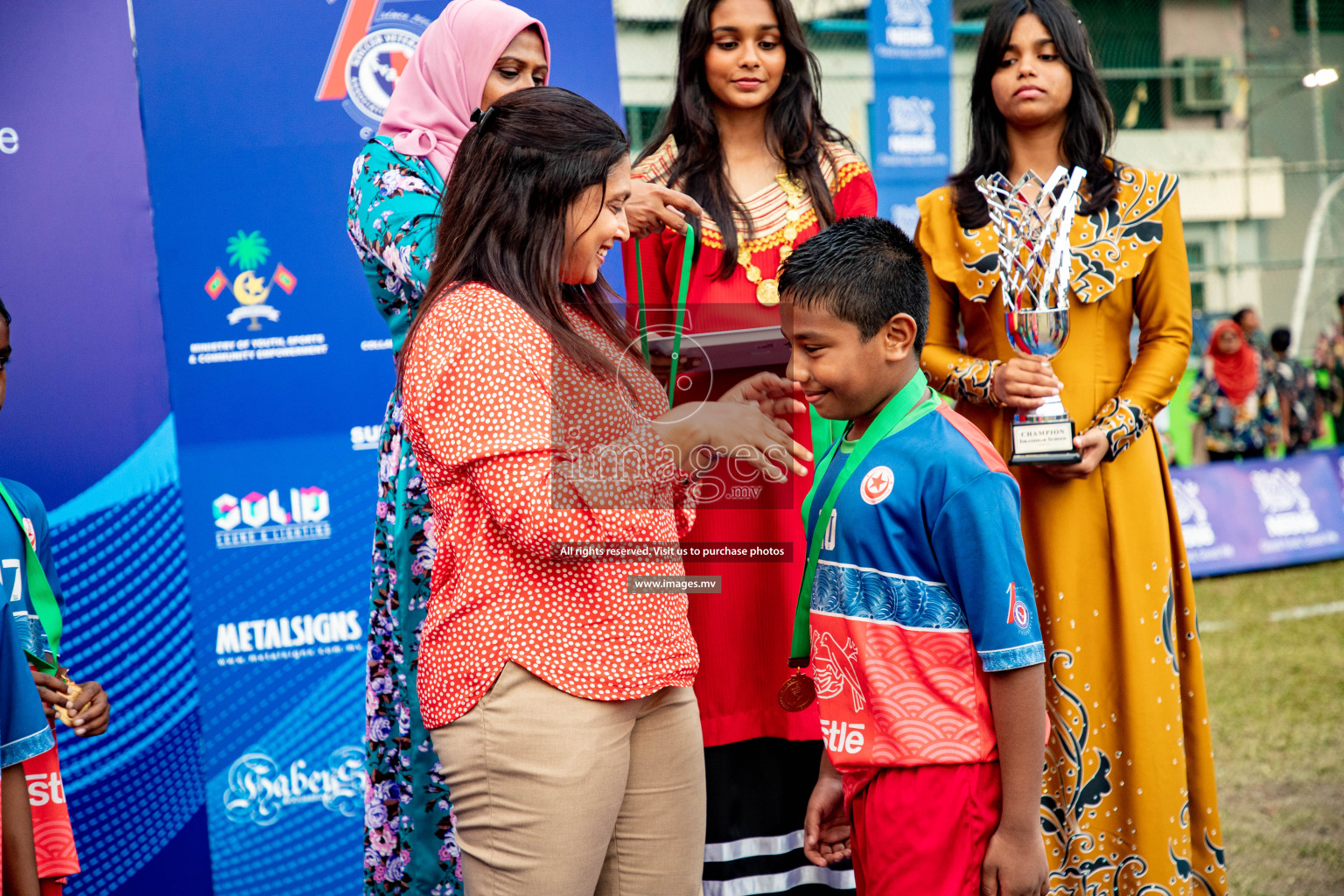 Finals & Closing Ceremony of Nestlé Kids Football Fiesta 2023 held in Male', Maldives on 25 February 2023