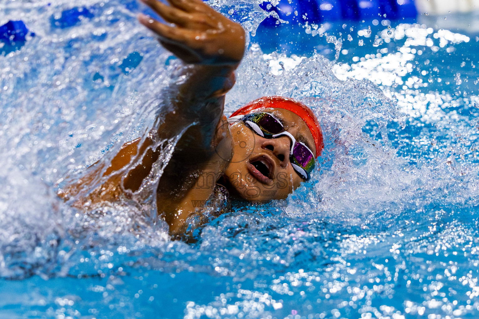 Day 2 of 20th Inter-school Swimming Competition 2024 held in Hulhumale', Maldives on Sunday, 13th October 2024. Photos: Nausham Waheed / images.mv