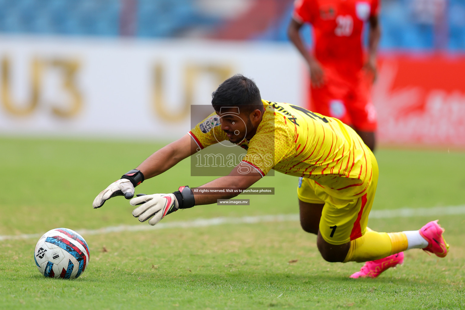 Kuwait vs Bangladesh in the Semi-final of SAFF Championship 2023 held in Sree Kanteerava Stadium, Bengaluru, India, on Saturday, 1st July 2023. Photos: Nausham Waheed, Hassan Simah / images.mv