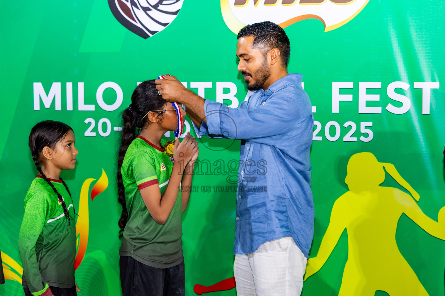 Day 2 of MILO Netball Fest 2025 was held in Cental Park, Hulhumale', Maldives on Friday, 21st November 2025. Photos: Nausham Waheed / images.mv