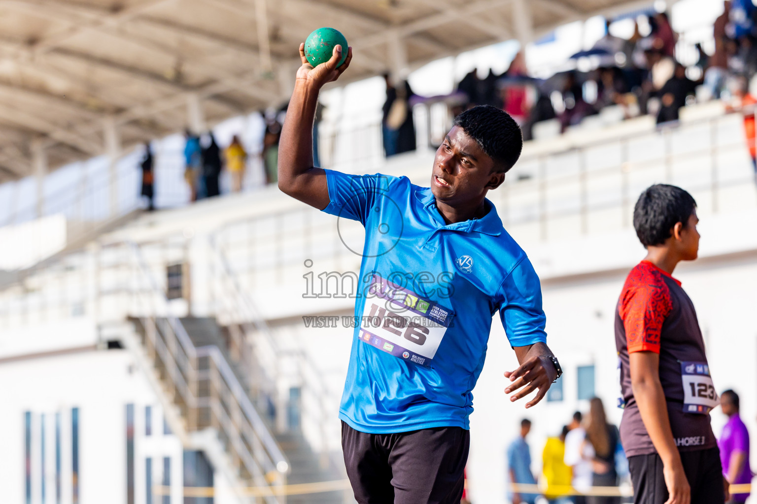 Day 5 of MWSC Interschool Athletics Championships 2024 held in Hulhumale Running Track, Hulhumale, Maldives on Wednesday, 13th November 2024. Photos by: Nausham Waheed / Images.mv