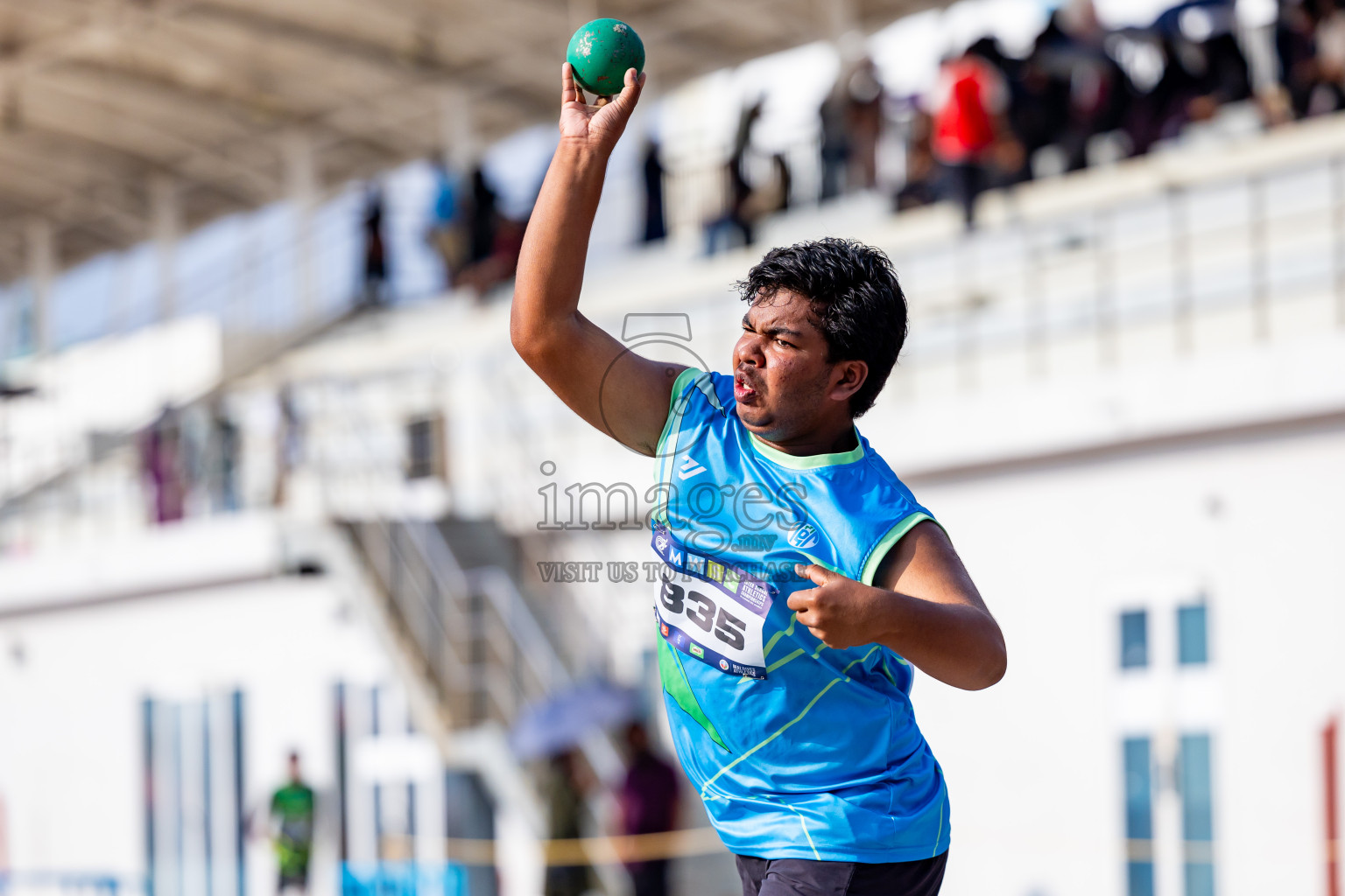 Day 5 of MWSC Interschool Athletics Championships 2024 held in Hulhumale Running Track, Hulhumale, Maldives on Wednesday, 13th November 2024. Photos by: Nausham Waheed / Images.mv