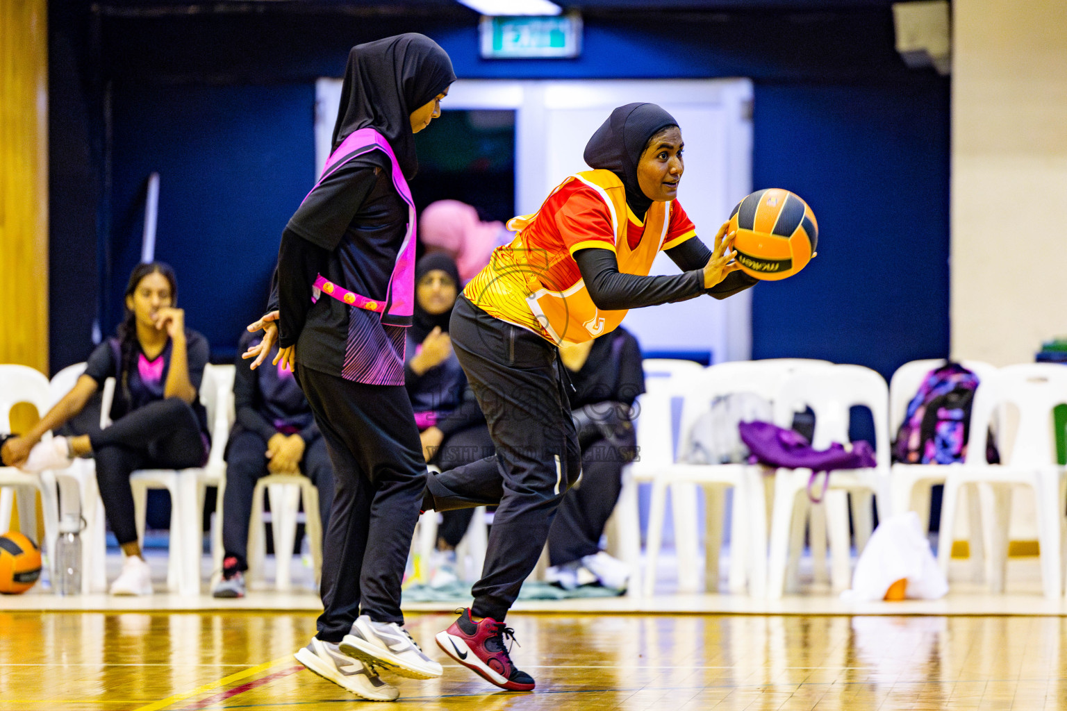 Day 2 of 21st National Netball Tournament was held in Social Canter at Male', Maldives on Thursday, 10th May 2024. Photos: Nausham Waheed / images.mv