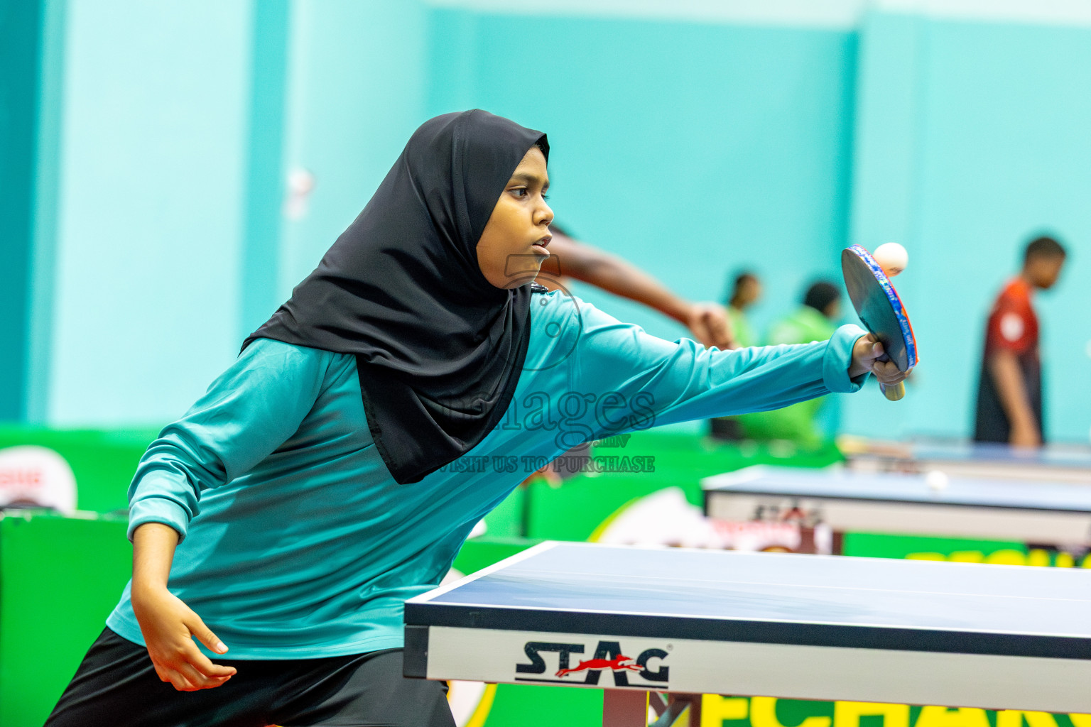 Day 2 of Interschool Table Tennis Tournament 2025 held at Male' TT Hall, Male', Maldives on Thursday, 15th May 2025. Photos By: Ismail Thoriq / images.mv