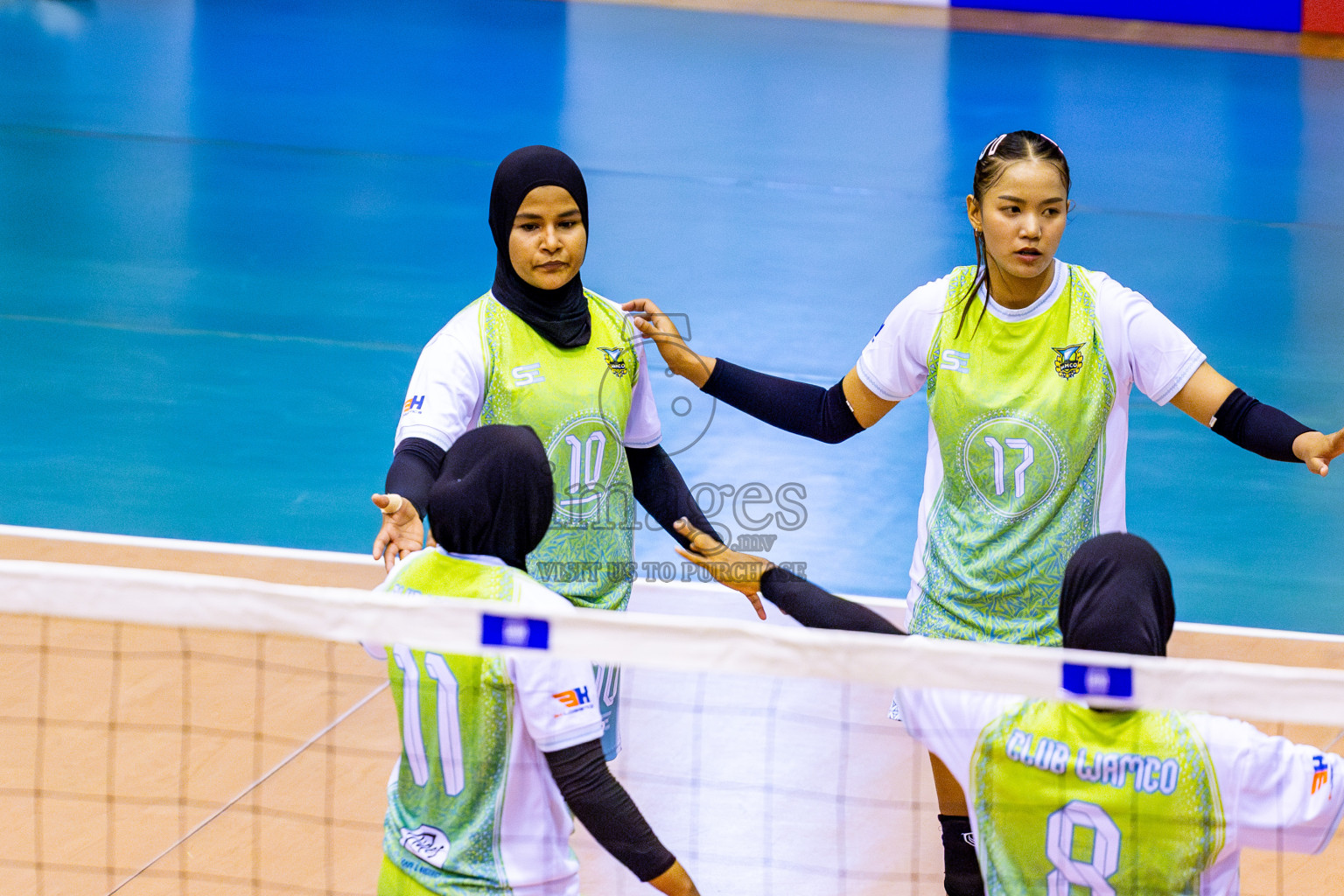 Wamco vs Flexor Sports Club Day 3 of Women's Division of Milo VAM Cup 2025 held in Male', Maldives on Friday, 11th April 2025 at Social Center Indoor Hall Photos By: Nausham Waheed / images.mv