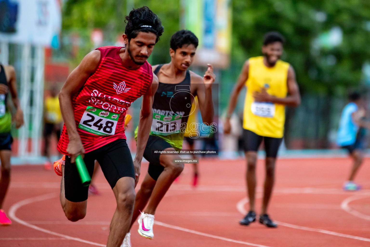 Day 2 of National Athletics Championship 2023 was held in Ekuveni Track at Male', Maldives on Friday, 24th November 2023. Photos: Hassan Simah / images.mv