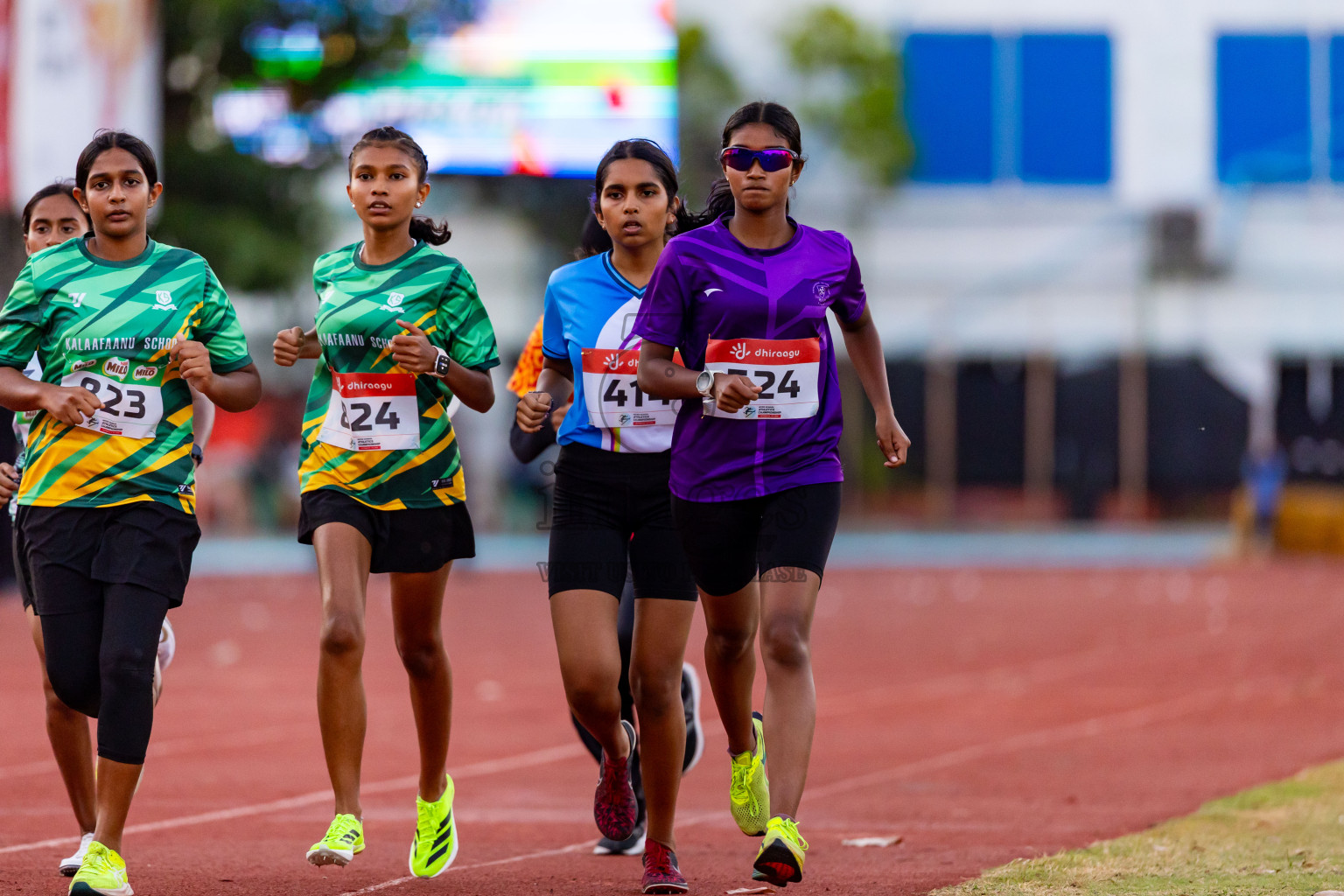 Day 4 of Inter-school Athletics Championship 2025 held in Ekuveni Synthetic Track, Male', Maldives on Thursday, 09th October 2025. Photos by: Nausham Waheed / Images.mv