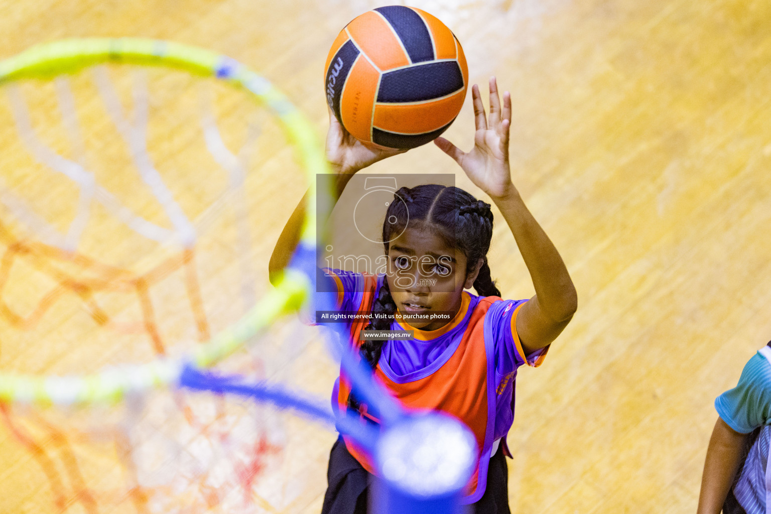 Day2 of 24th Interschool Netball Tournament 2023 was held in Social Center, Male', Maldives on 28th October 2023. Photos: Nausham Waheed / images.mv