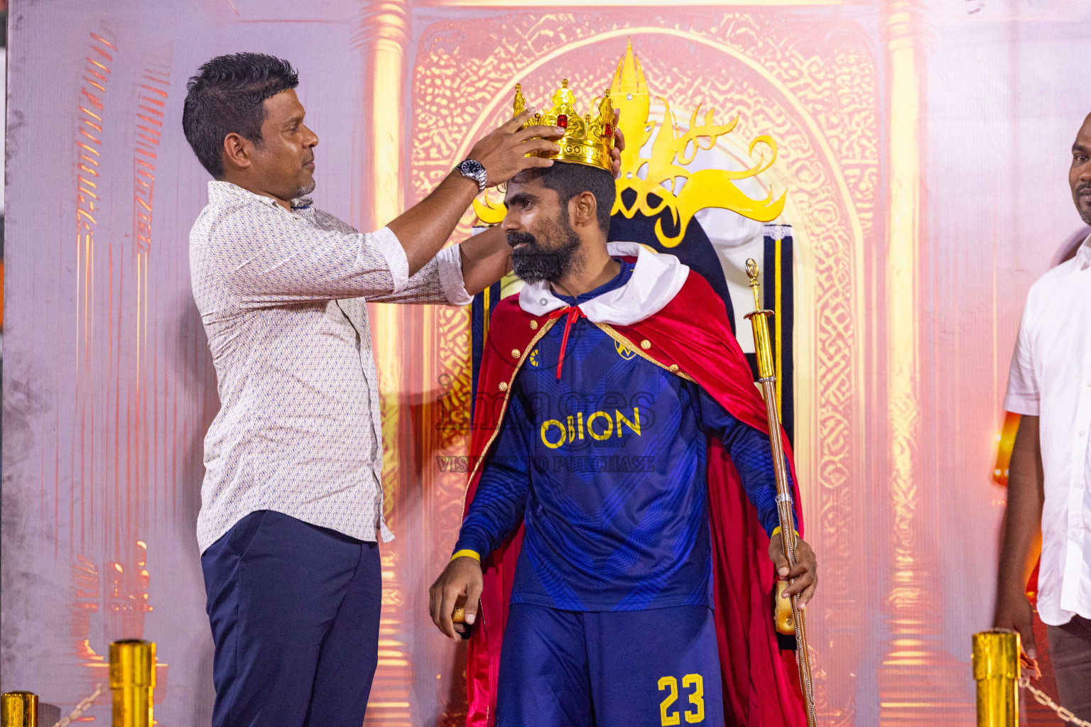 B Eydhafushi vs L Gan in the Final of Golden Futsal Challenge 2024 was held on Thursday, 7th March 2024, in Hulhumale', Maldives 
Photos: Ismail Thoriq / images.mv