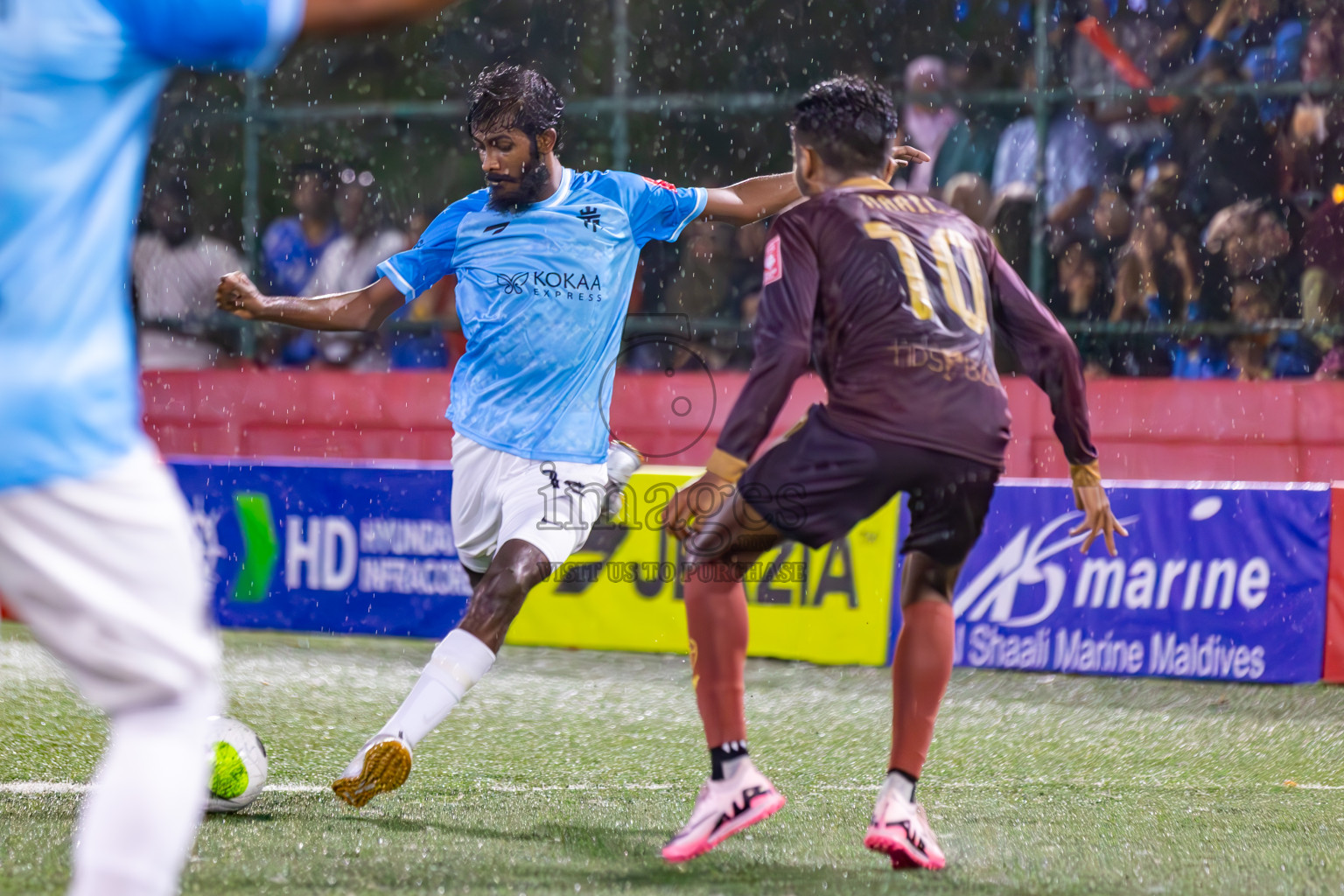 V Keyodhoo vs V Felidhoo in Day 26 of Golden Futsal Challenge 2024 was held on Friday , 9th February 2024 in Hulhumale', Maldives
Photos: Ismail Thoriq / images.mv