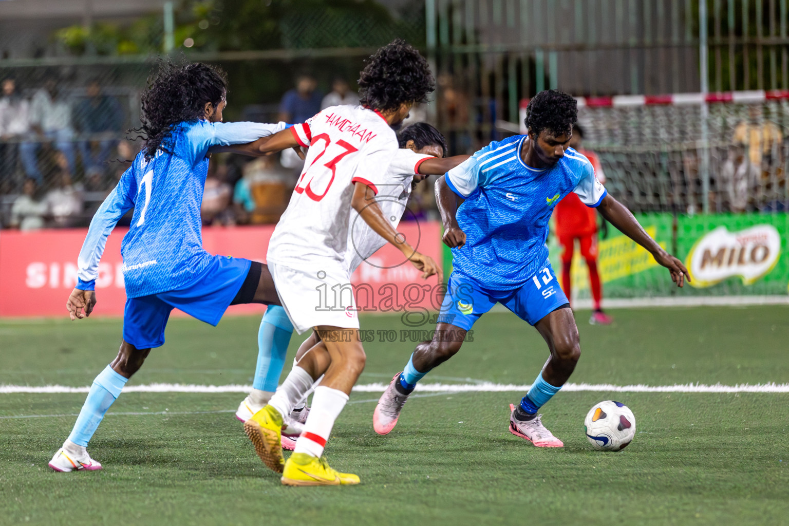 Club Fen vs Club Aasandha in Club Maldives Cup 2024 held in Rehendi Futsal Ground, Hulhumale', Maldives on Friday, 27th September 2024. 
Photos: Hassan Simah / images.mv