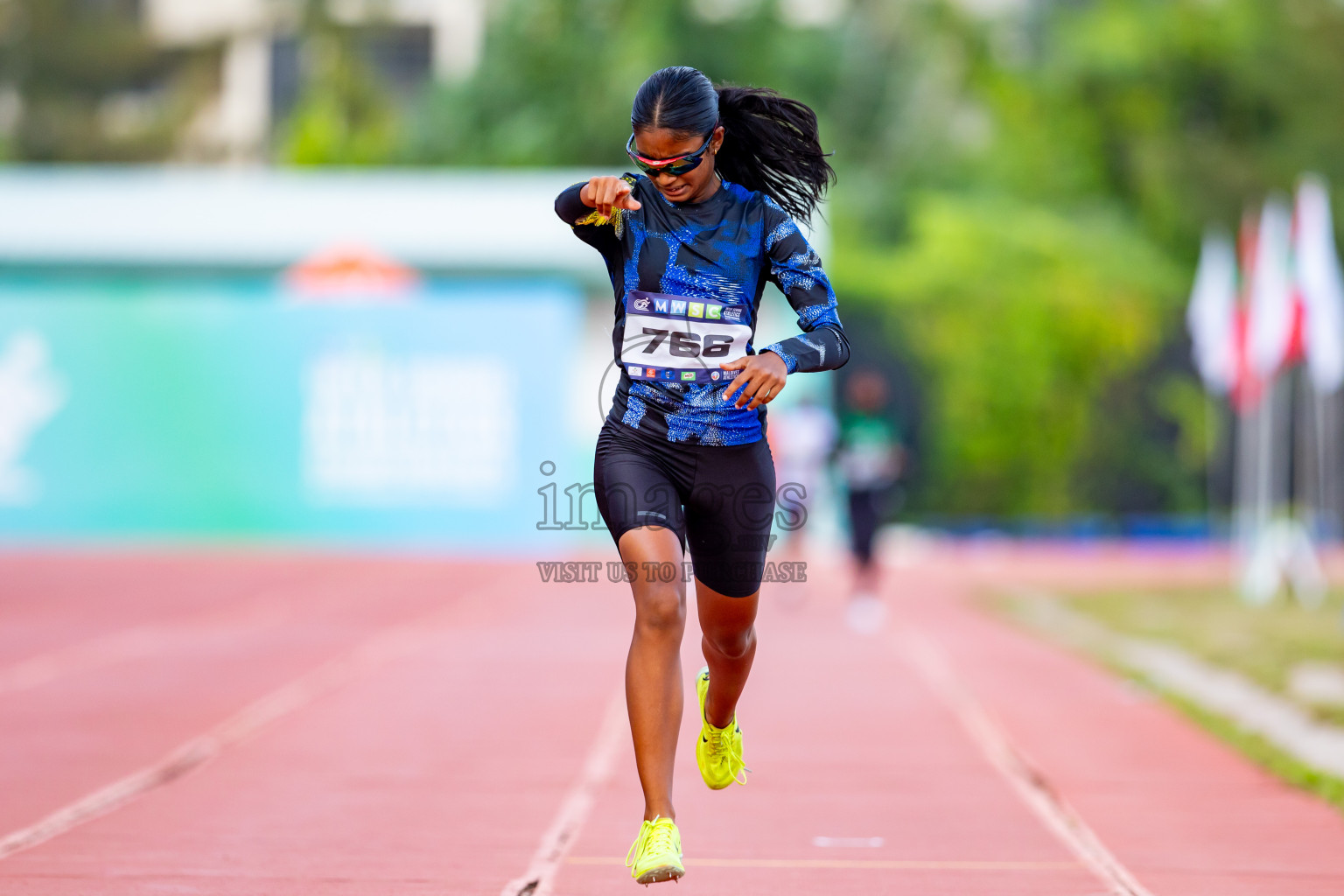 Day 5 of MWSC Interschool Athletics Championships 2024 held in Hulhumale Running Track, Hulhumale, Maldives on Wednesday, 13th November 2024. Photos by: Nausham Waheed / Images.mv