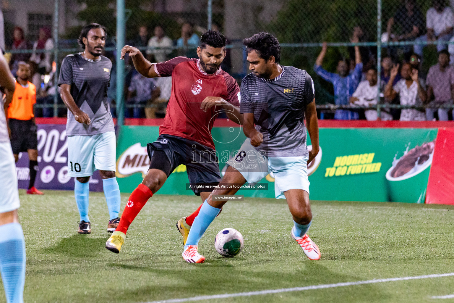 Club 220 vs METEOROLOGY in Club Maldives Cup Classic 2023 held in Hulhumale, Maldives, on Wednesday, 19th July 2023 Photos: Hassan Simah  / images.mv