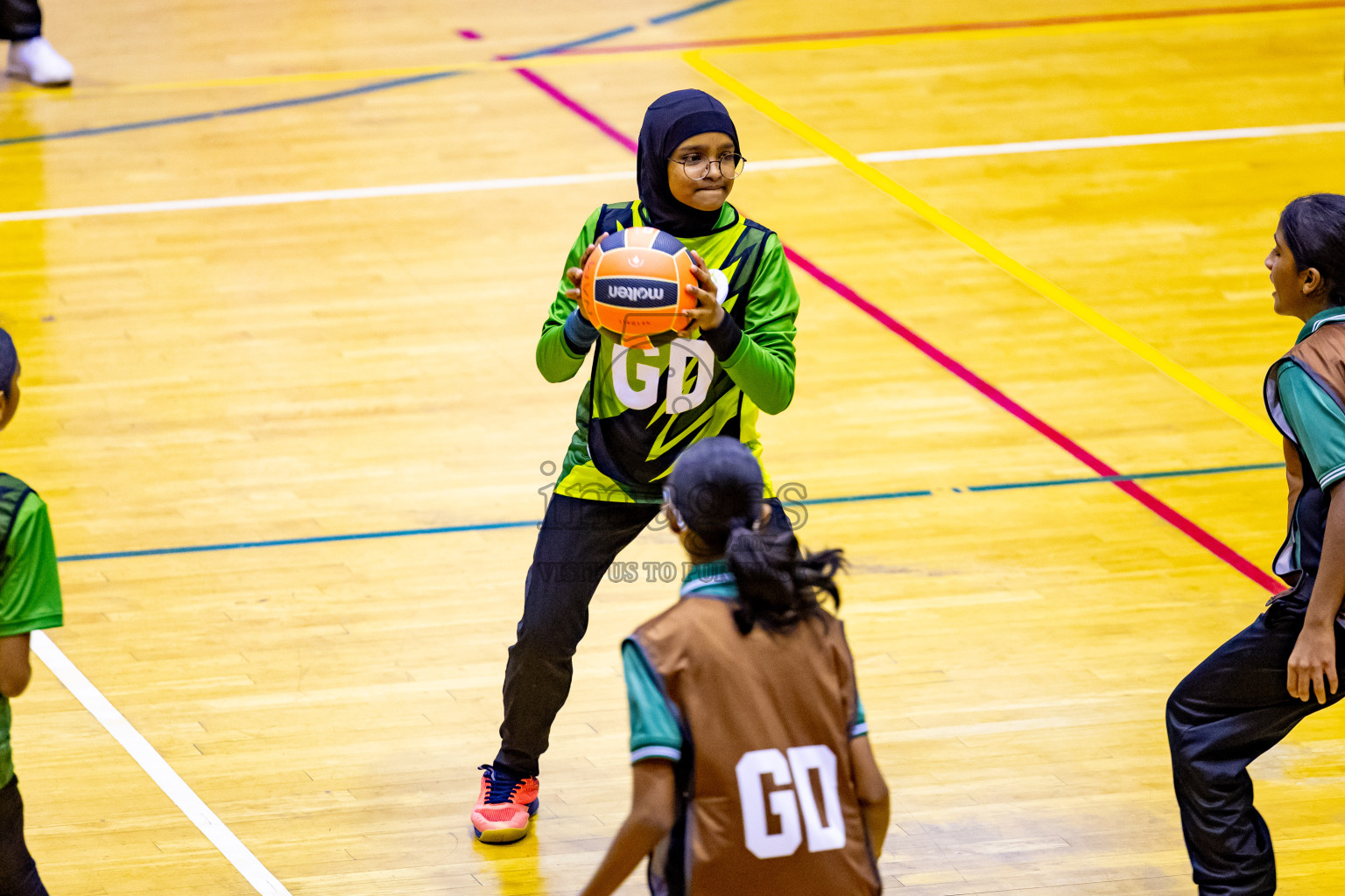 Day 7 of 25th Inter-School Netball Tournament was held in Social Center at Male', Maldives on Saturday, 17th August 2024. Photos: Nausham Waheed / images.mv