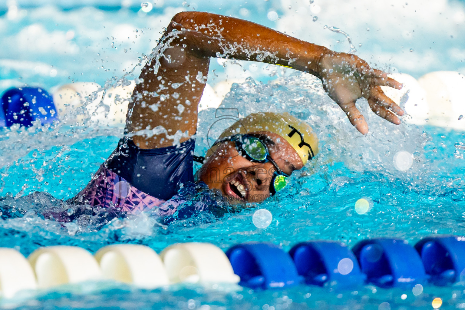 Day 6 of 20th Inter-school Swimming Competition 2024 held in Hulhumale', Maldives on Thursday, 17th October 2024. Photos: Nausham Waheed / images.mv