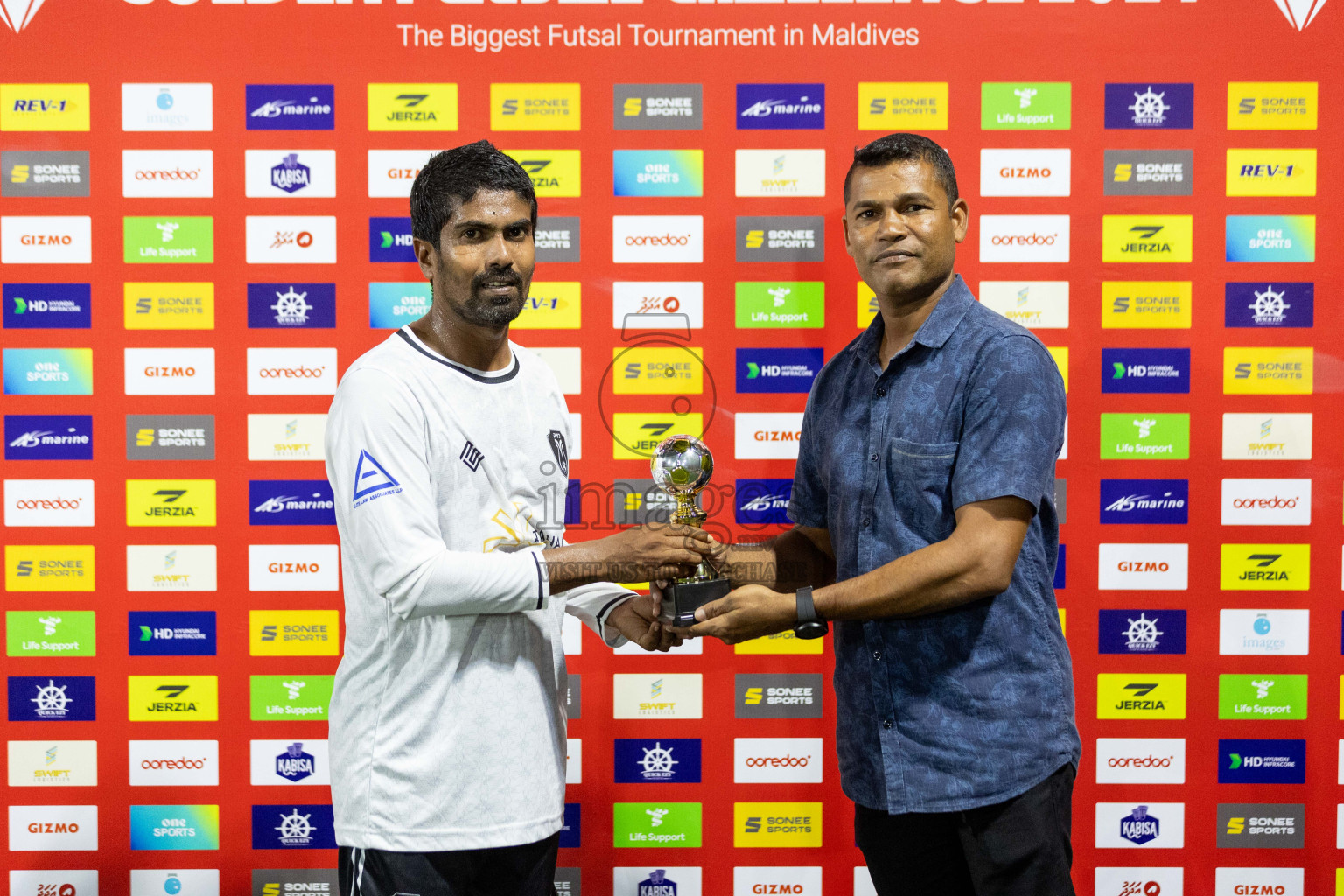 N Miladhoo vs N Kendhikulhudhoo in Day 15 of Golden Futsal Challenge 2024 was held on Monday, 29th January 2024, in Hulhumale', Maldives Photos: Nausham Waheed / images.mv