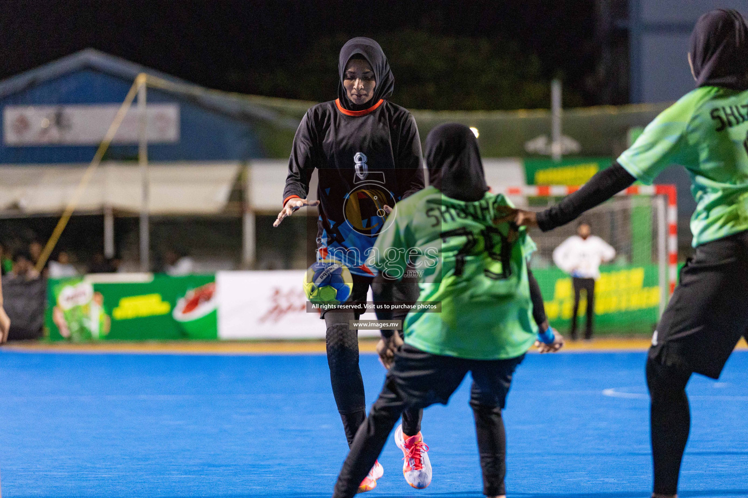 Day 4 of 7th Inter-Office/Company Handball Tournament 2023, held in Handball ground, Male', Maldives on Monday, 18th September 2023 Photos: Nausham Waheed/ Images.mv