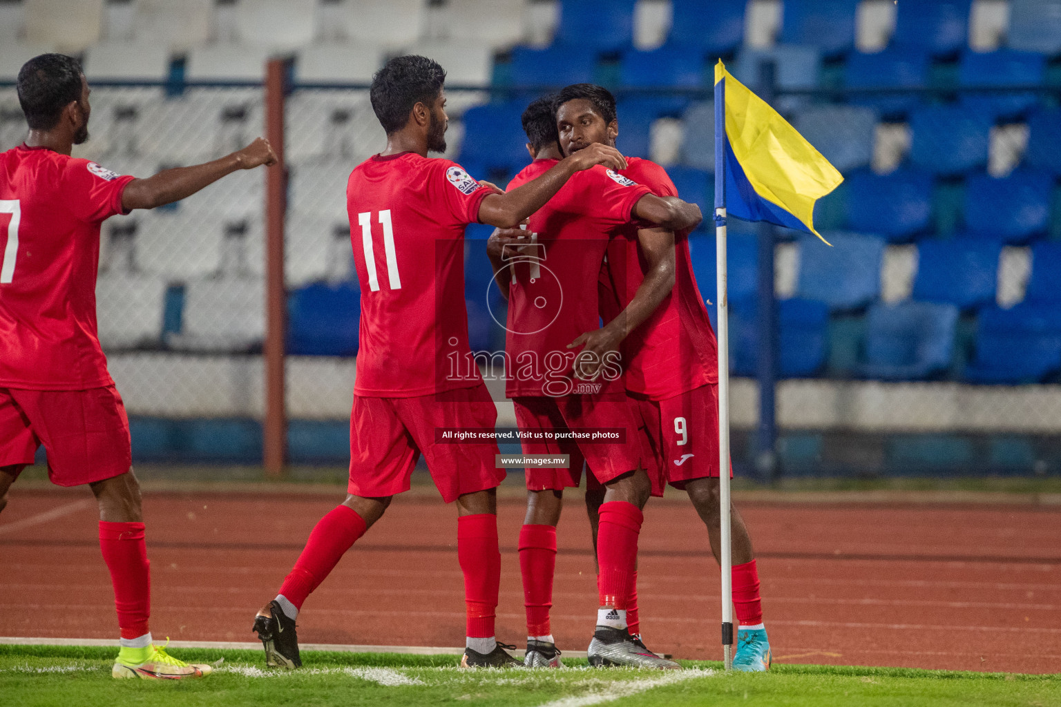 Maldives vs Bhutan in SAFF Championship 2023 held in Sree Kanteerava Stadium, Bengaluru, India, on Wednesday, 22nd June 2023. Photos: Nausham Waheed / images.mv