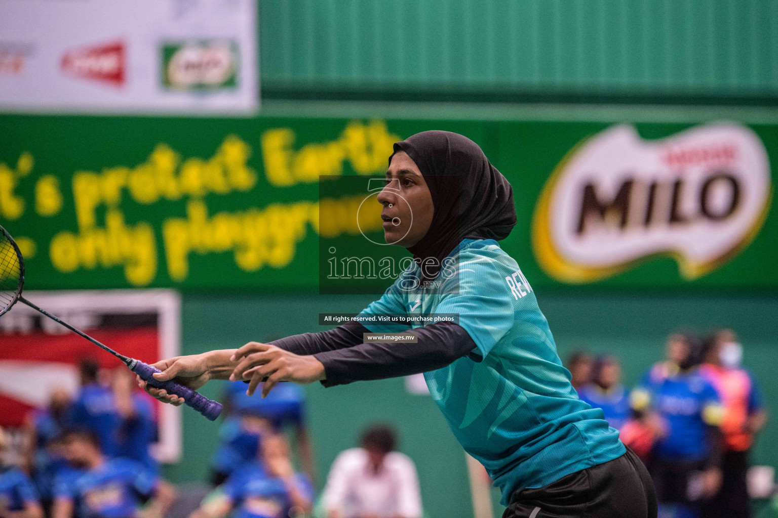 Day 5 of Badminton association mixed group championship 2021 held in Male', Maldives Photos by Nausham Waheed