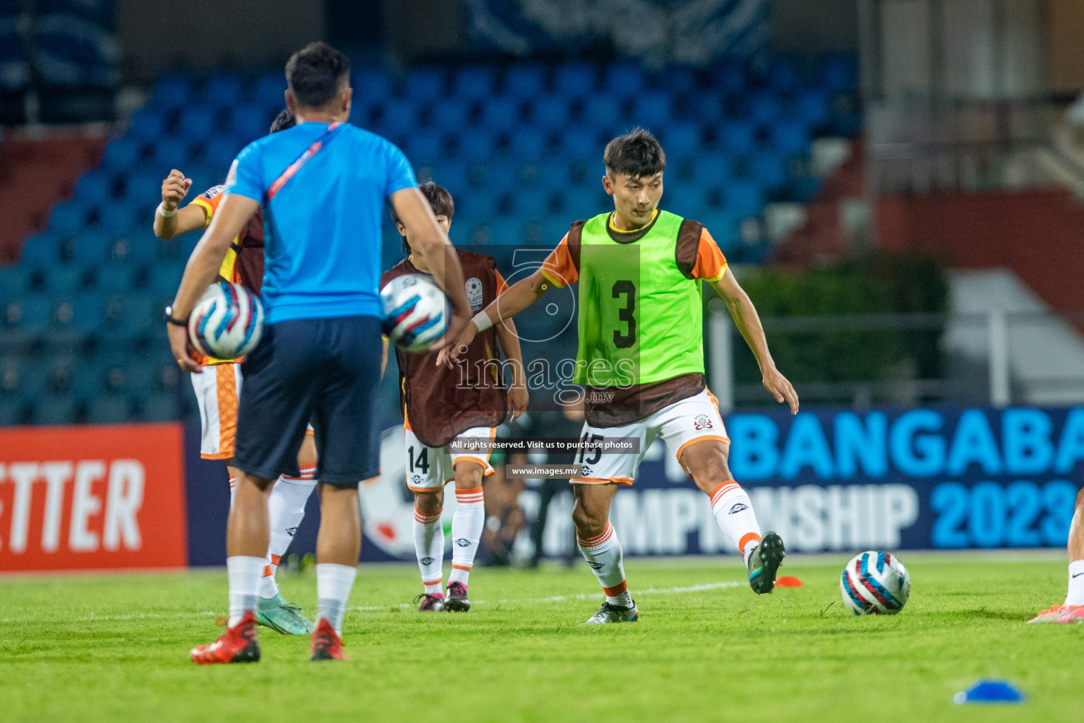 Maldives vs Bhutan in SAFF Championship 2023 held in Sree Kanteerava Stadium, Bengaluru, India, on Wednesday, 22nd June 2023. Photos: Nausham Waheed / images.mv