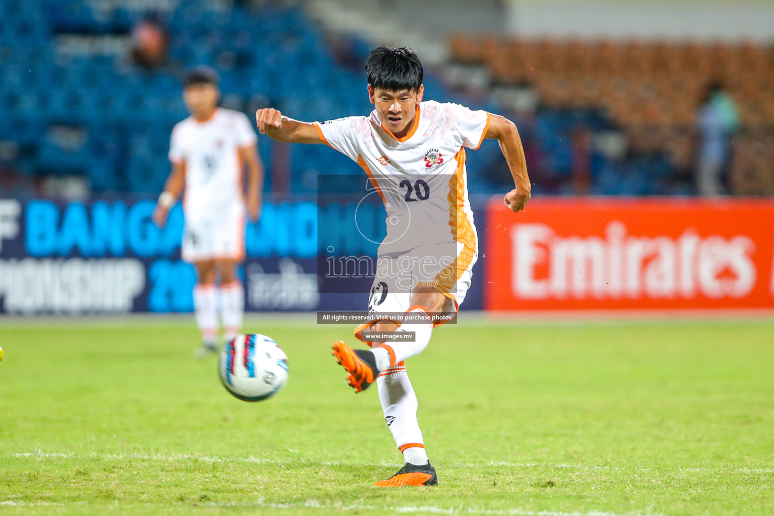 Bhutan vs Bangladesh in SAFF Championship 2023 held in Sree Kanteerava Stadium, Bengaluru, India, on Wednesday, 28th June 2023. Photos: Nausham Waheed, Hassan Simah / images.mv