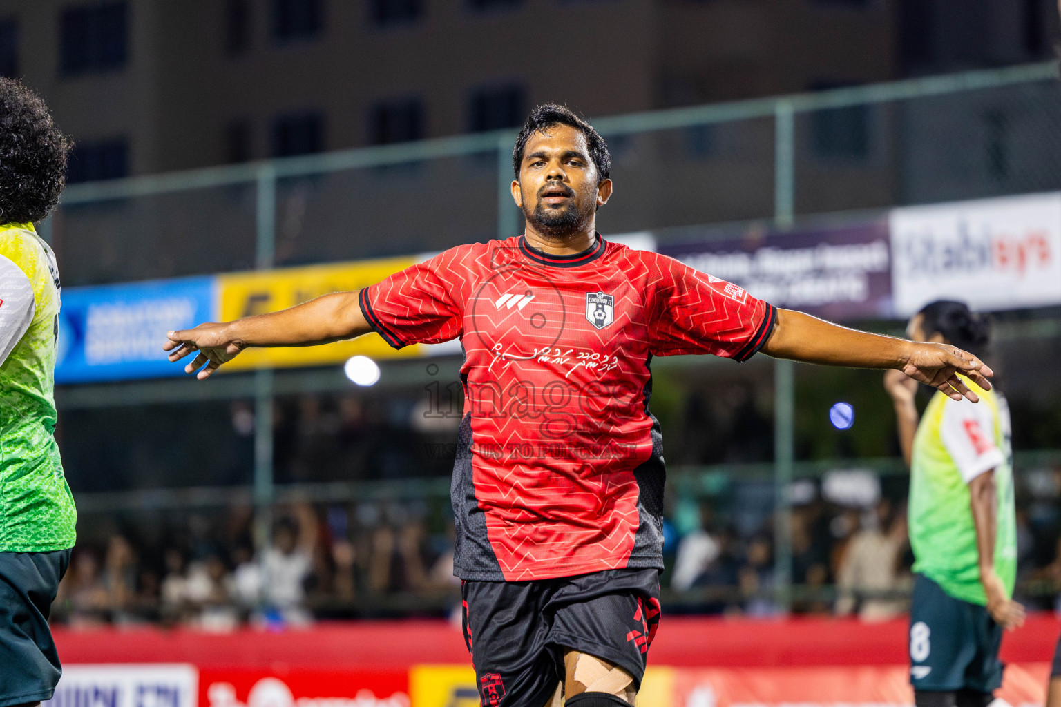HDH Kumundhoo vs Hdh Vaikaradhoo in Day 5 of Golden Futsal Challenge 2025 on Thursday, 9th January 2025, in Hulhumale', Maldives Photos: Nausham waheed / images.mv