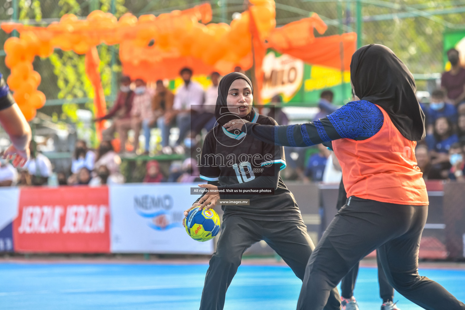 Day 4 of Milo 6th Inter Office Handball Tournament 2022 - Photos by  Nausham Waheed