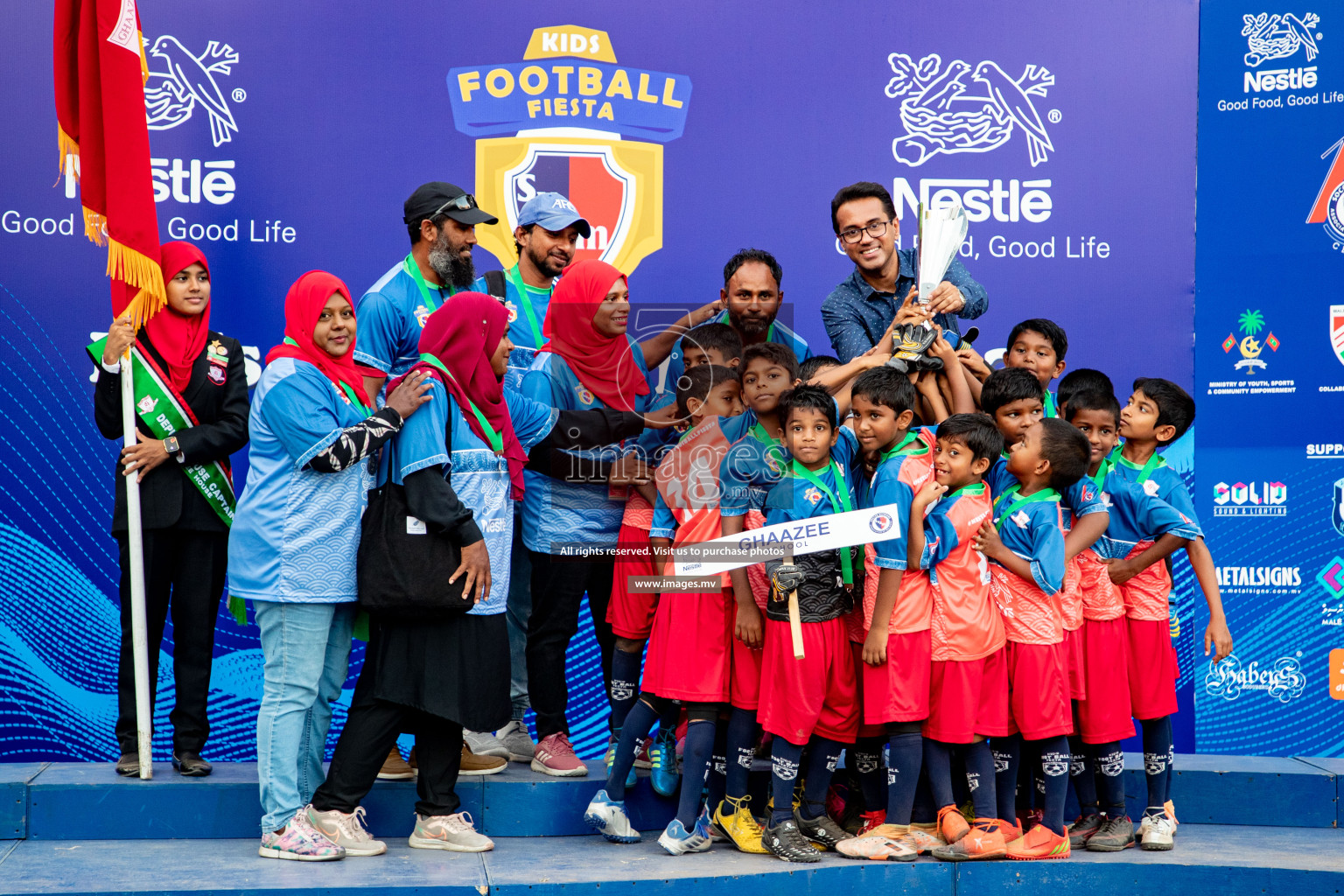 Finals & Closing Ceremony of Nestlé Kids Football Fiesta 2023 held in Male', Maldives on 25 February 2023