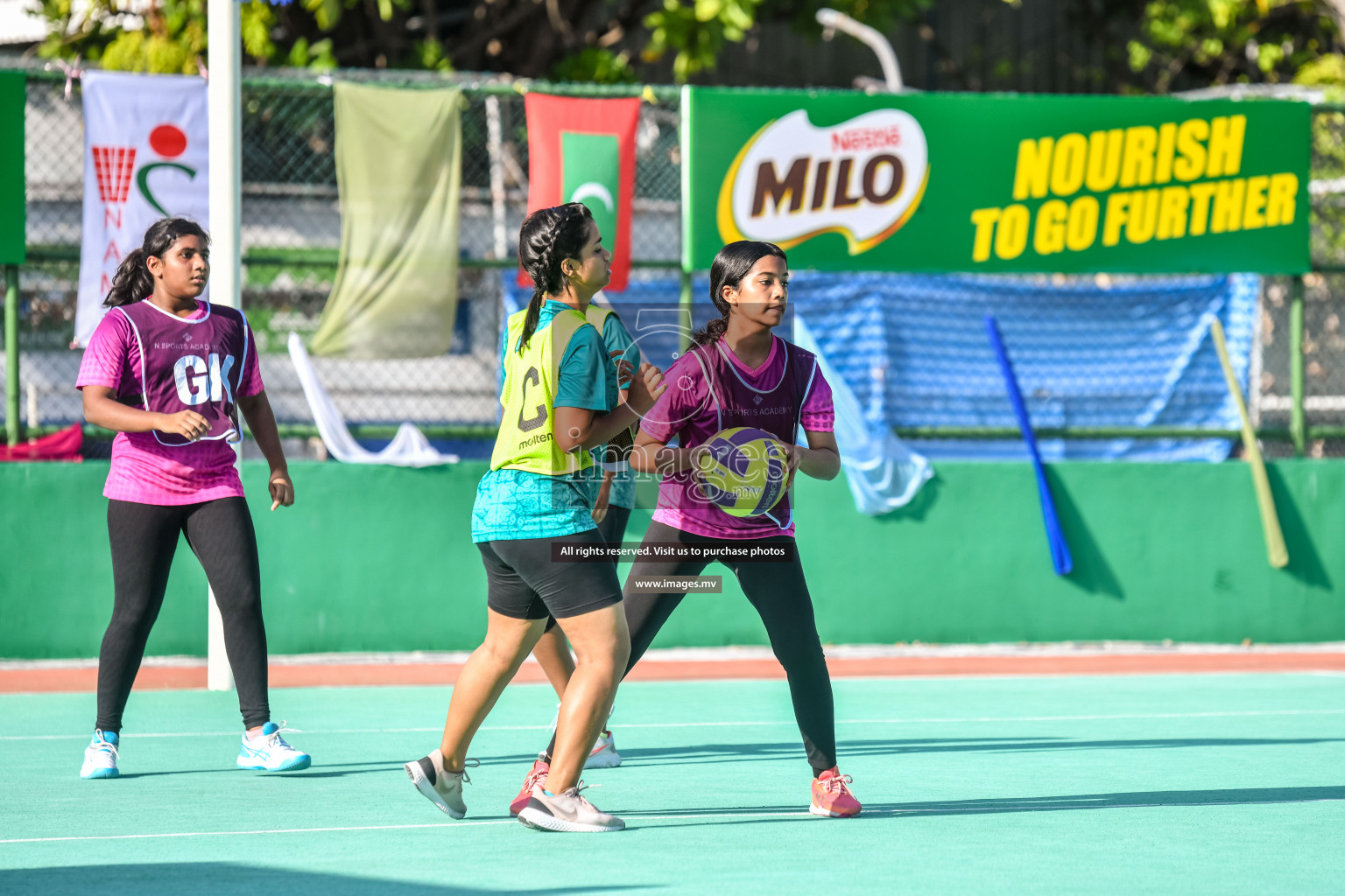 Day 5 of Junior Netball Championship 2022 on 9th March 2022 held in Male', Maldives. Photos by Nausham Waheed