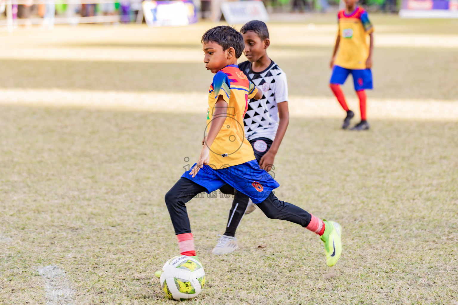 Day 1 of Kids7s Weekend 2025 was held on Friday, 23rd August 2025 in  Henveyru Stadium, Male', Maldives. 
Photos: Areef Adam / images.mv