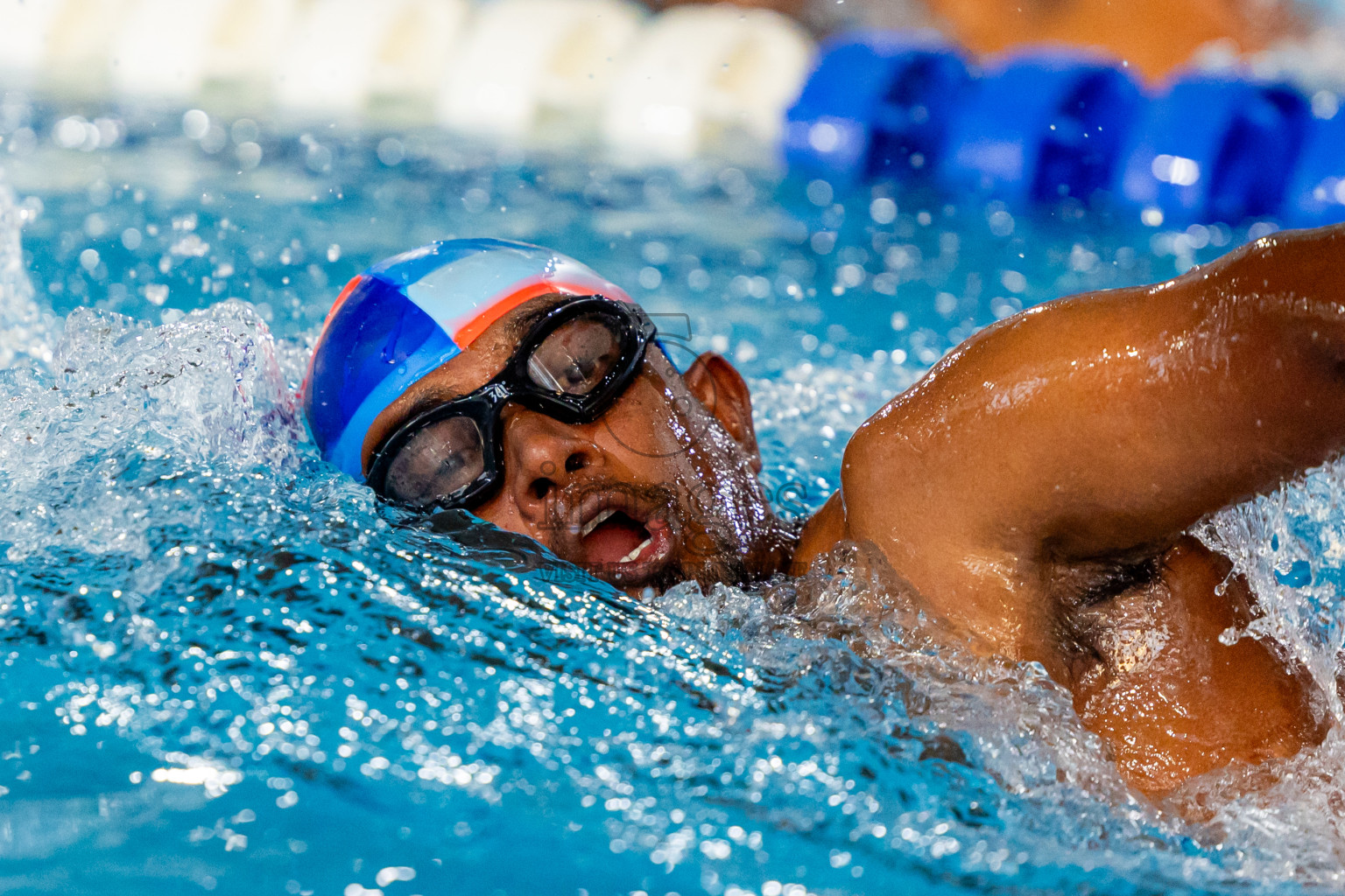 Day 2 of National Swimming Competition 2024 held in Hulhumale', Maldives on Saturday, 14th December 2024. Photos: Nausham Waheed / images.mv