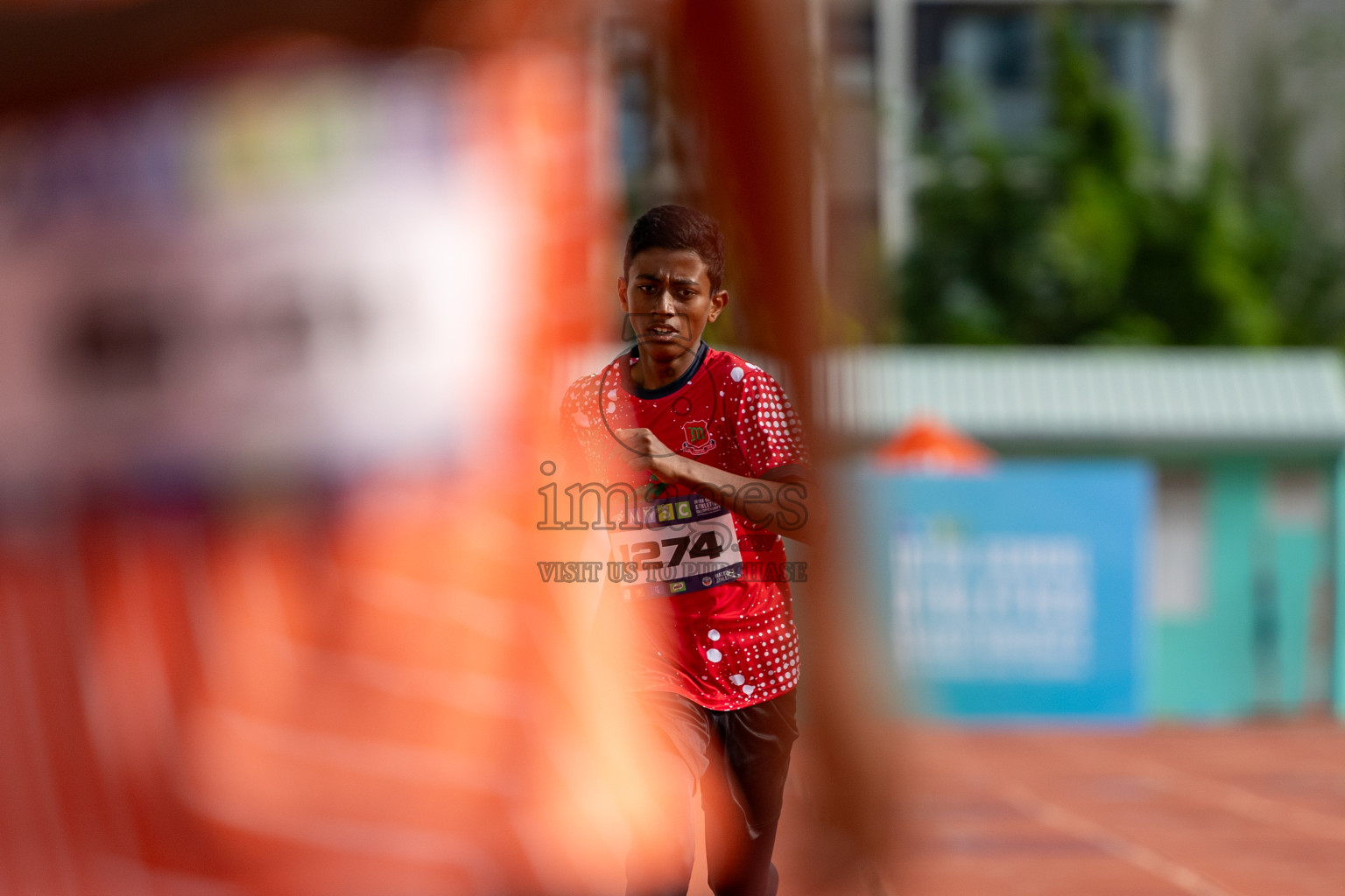 Day 2 of MWSC Interschool Athletics Championships 2024 held in Hulhumale Running Track, Hulhumale, Maldives on Sunday, 10th November 2024. 
Photos by:  Hassan Simah / Images.mv