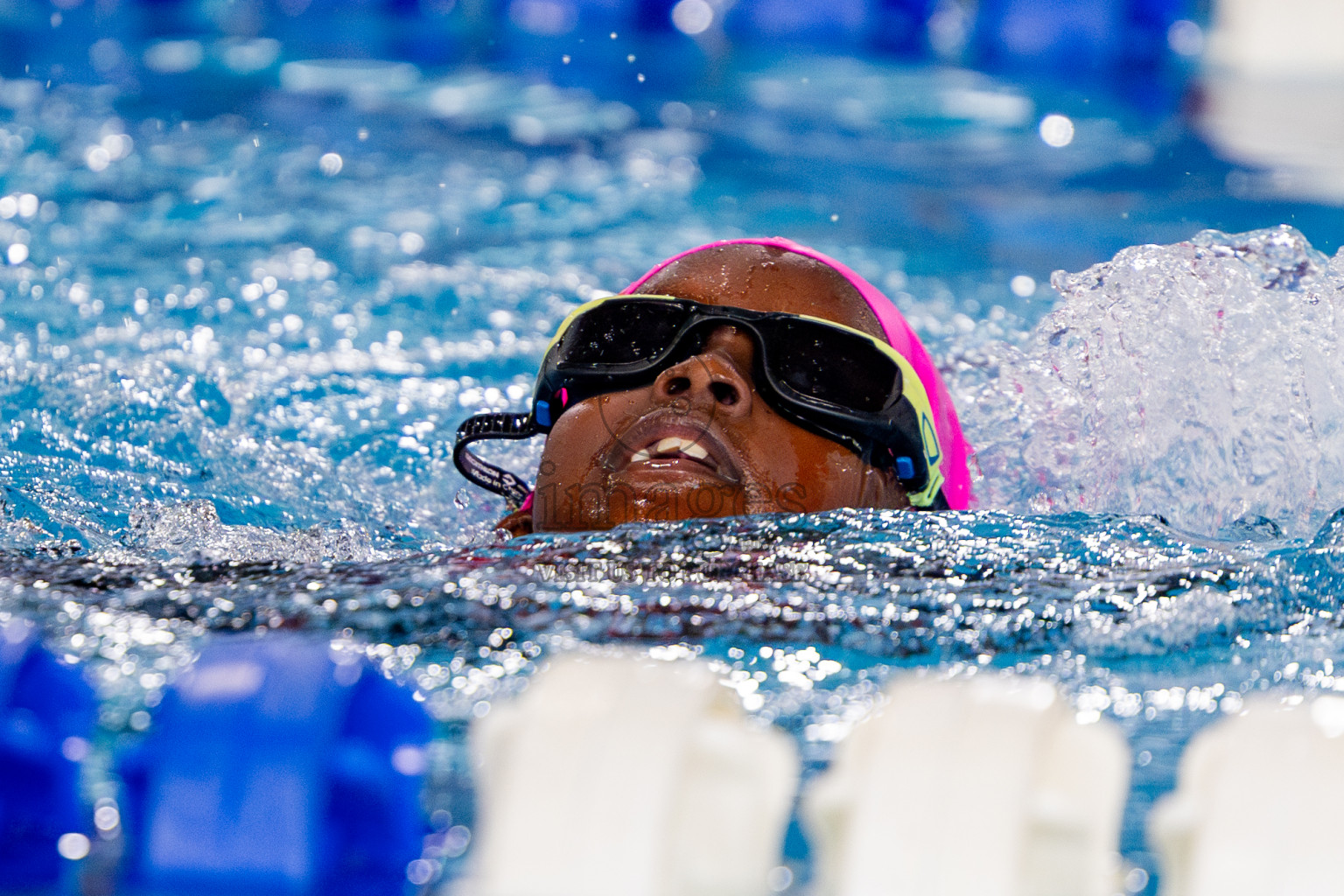 Day 1 of BML 5th National Swimming Kids Festival 2024 held in Hulhumale', Maldives on Monday, 18th November 2024. Photos: Nausham Waheed / images.mv