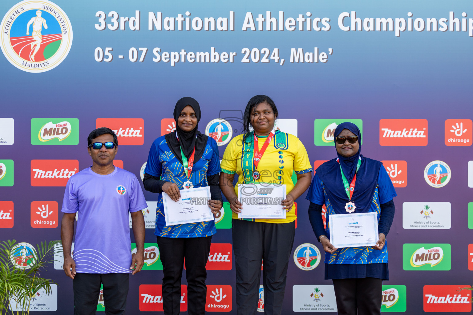 Day 3 of 33rd National Athletics Championship was held in Ekuveni Track at Male', Maldives on Saturday, 7th September 2024.
Photos: Suaadh Abdul Sattar / images.mv